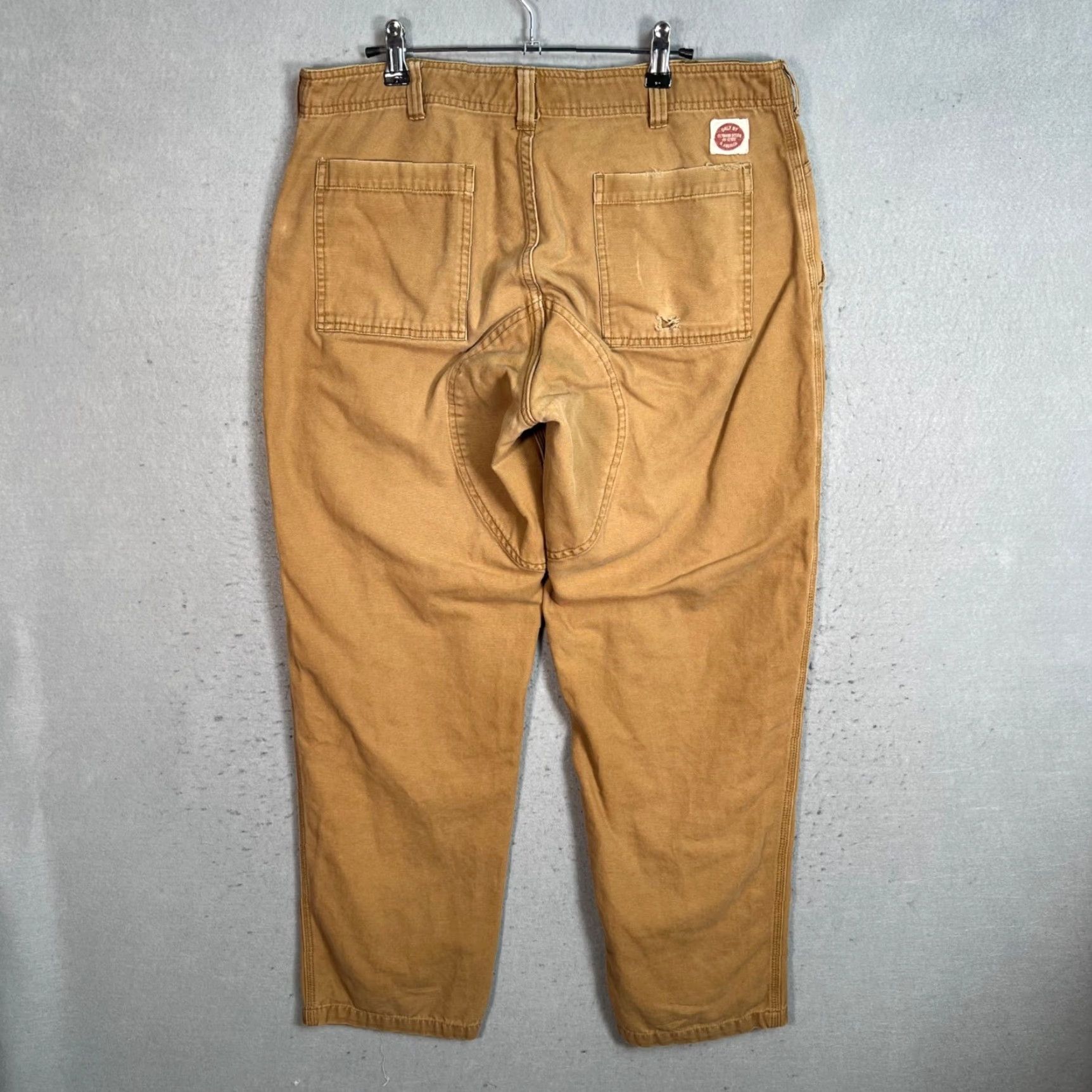 Only NY Only NY Khaki Canvas Utility Workwear Pants Relaxed Mens Size 34 Size US 34 / EU 50 - 2 Thumbnail