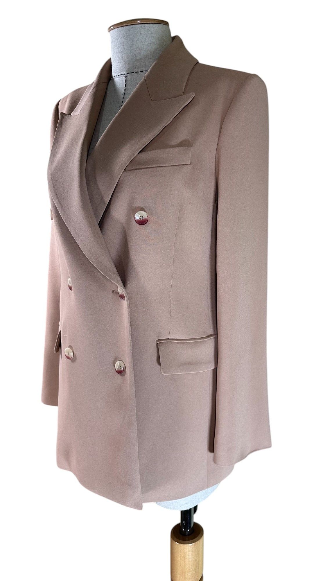 Joseph Valery Jacket Blazer Comfort Cady Rose Ashes Size M / US 6-8 / IT 42-44 - 3 Thumbnail