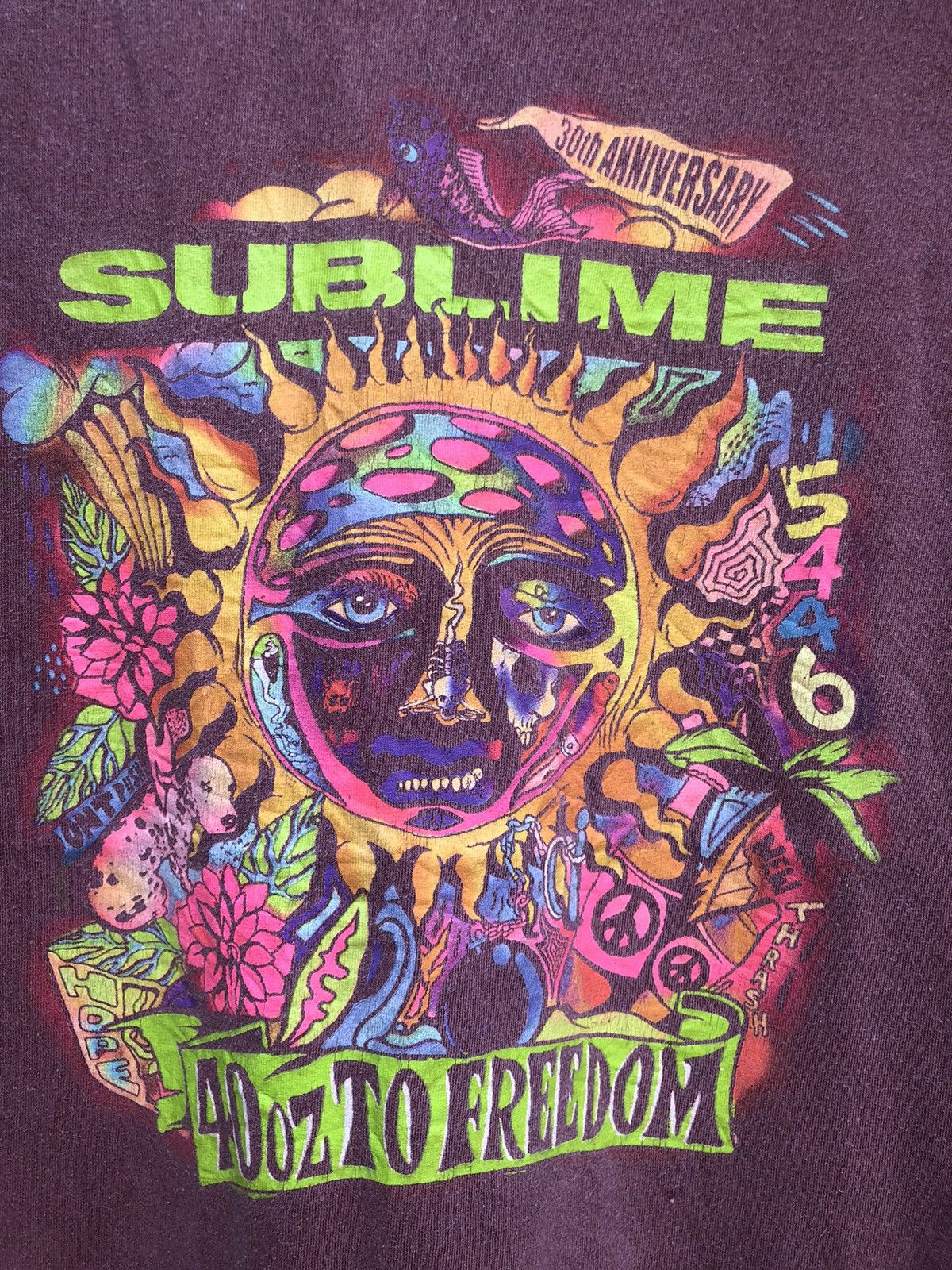 Band Tees 🔥Vintage Y2K🔥30th Anniversary SUBLIME 40oz To Freedom Tee Size US S / EU 44-46 / 1 - 2 Thumbnail