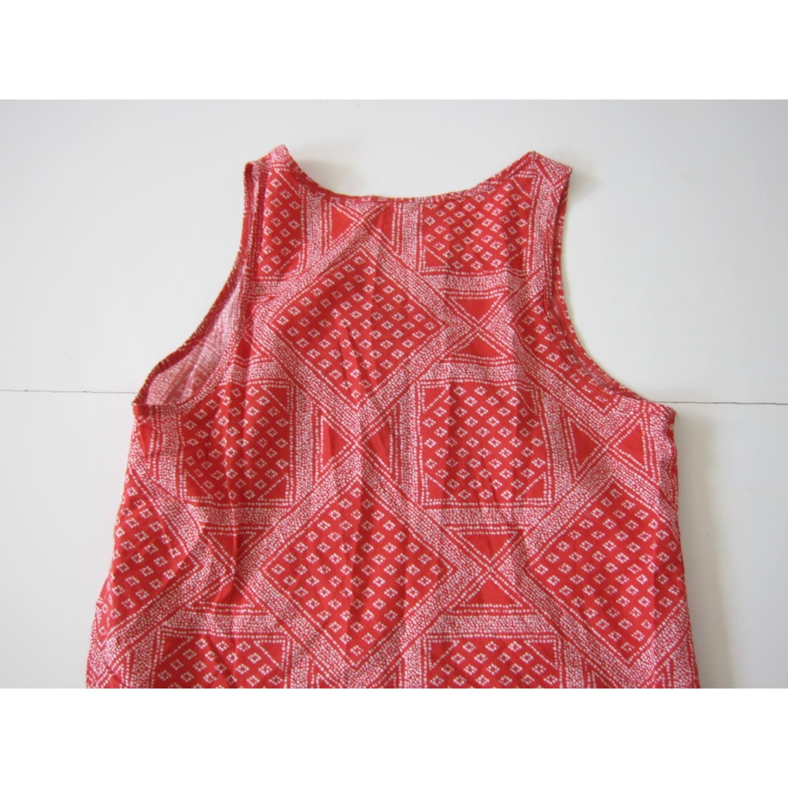 The North Face The North Face 100% Cotton Red White Floral Sleeveless Tank Blouse M Women Medium Size M / US 6-8 / IT 42-44 - 6 Thumbnail