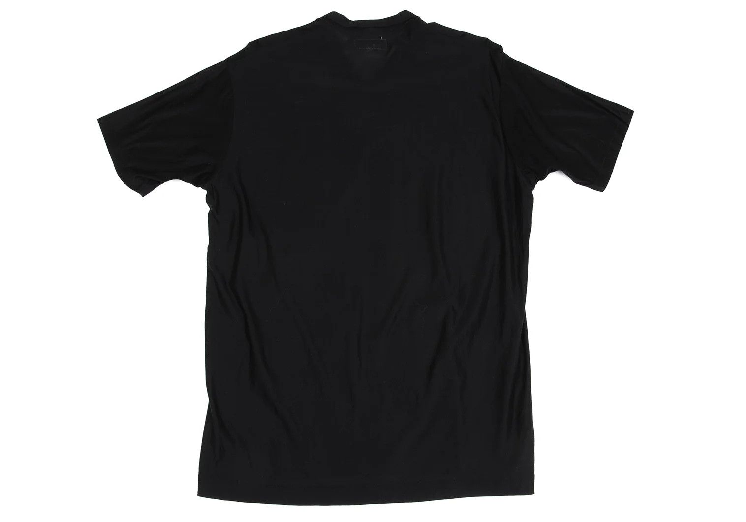 Yohji Yamamoto Yohji Yamamoto Glossy Collar T-Shirt Black M Size US M / EU 48-50 / 2 - 6 Thumbnail