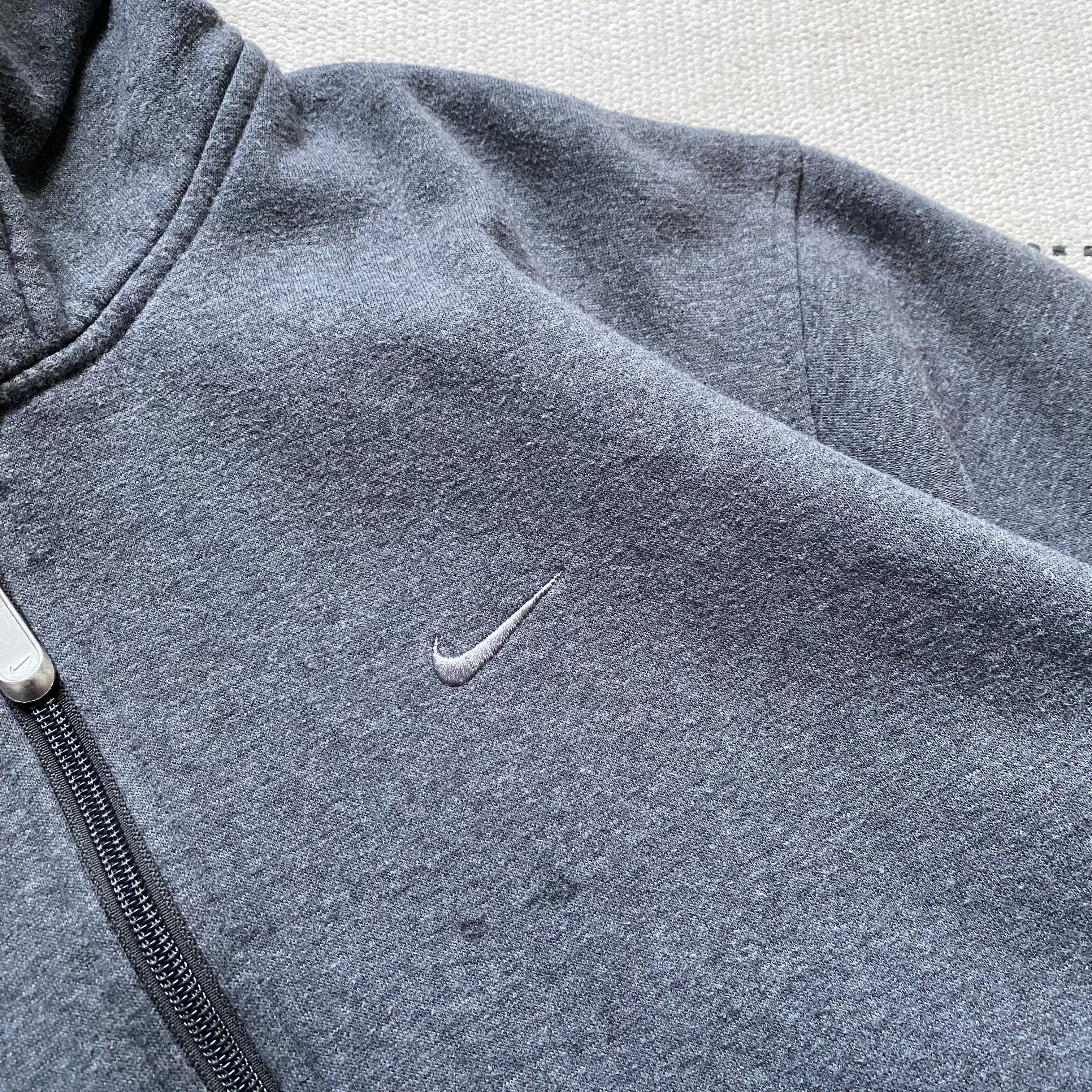 Nike Vintage Nike zip up boxy hoodie Y2K Mini swoosh fleece Size US S / EU 44-46 / 1 - 6 Thumbnail