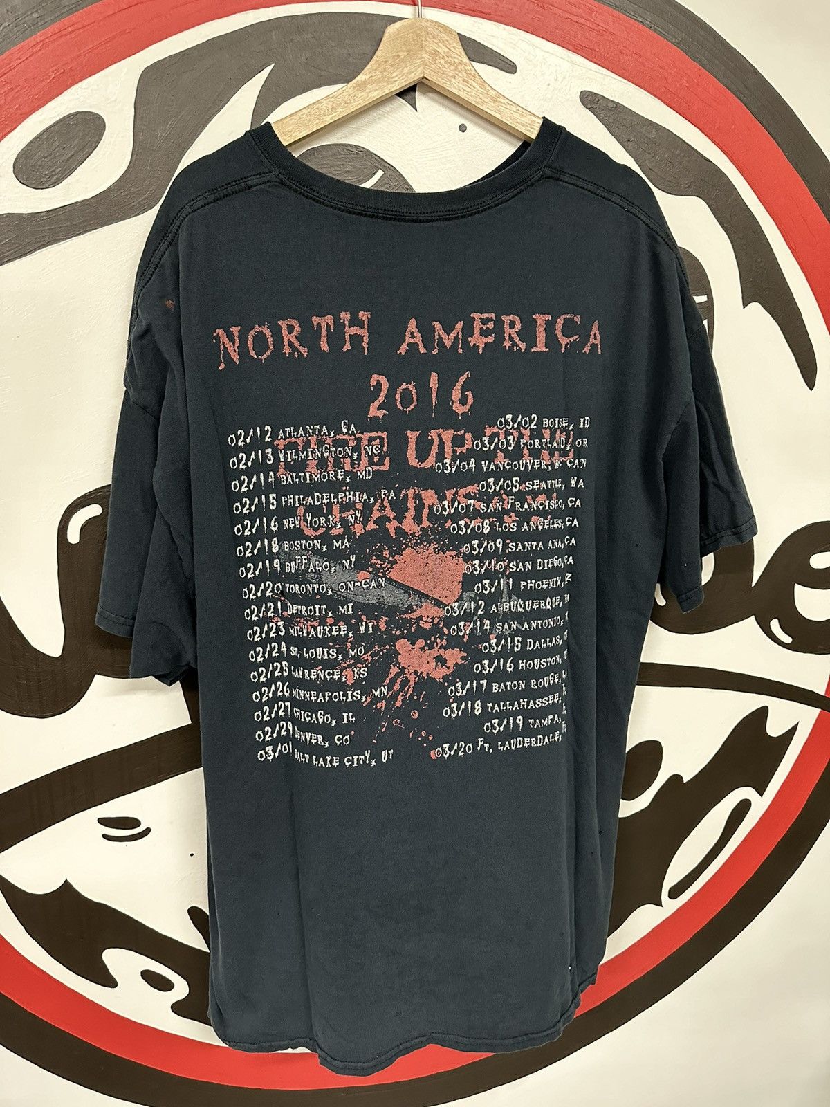 Band Tees × Vintage 2016 Cannibal Corpse North American Tour T-Shirt Size US XXL / EU 58 / 5 - 4 Thumbnail