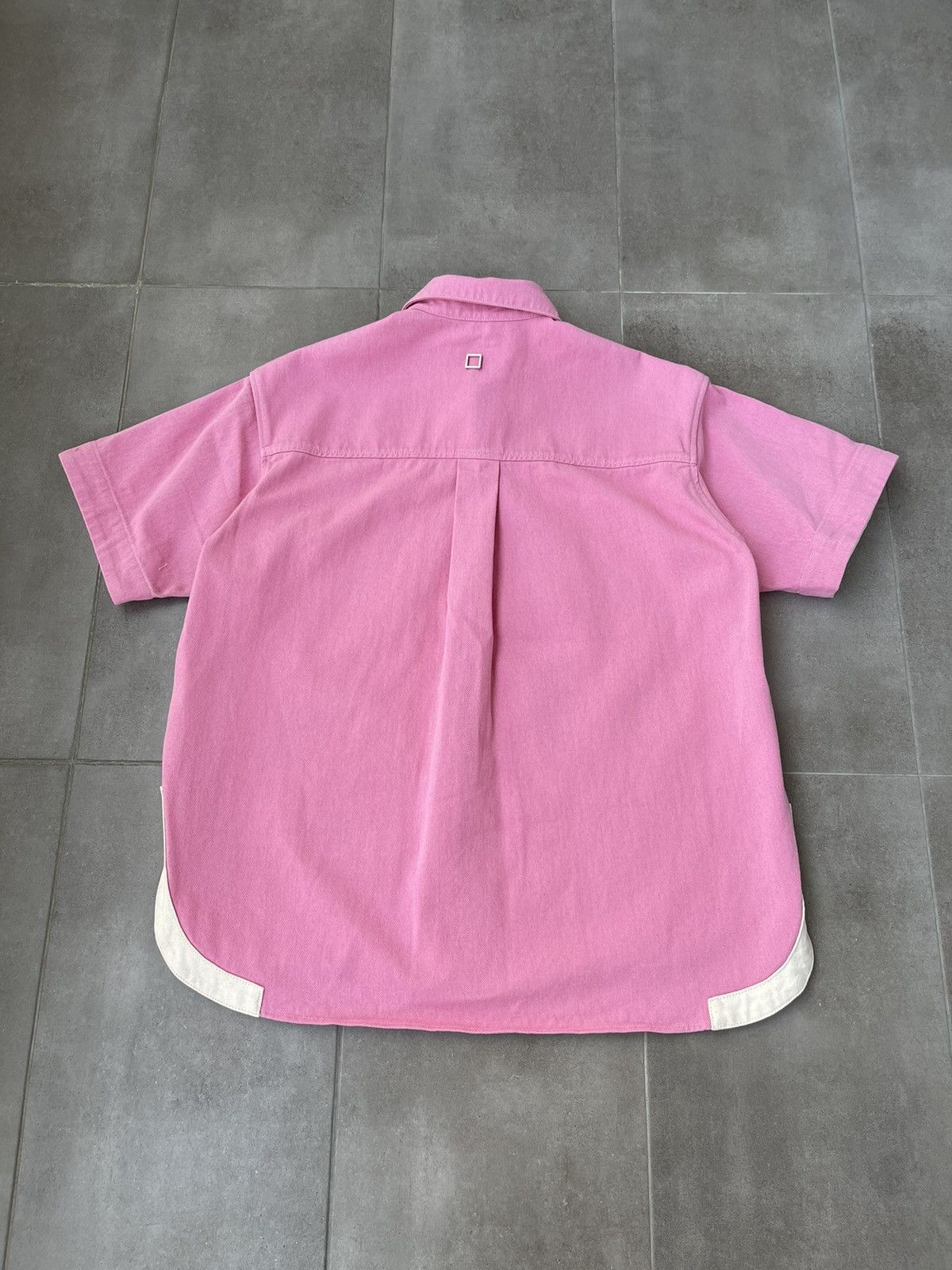Wooyoungmi !DS! SS23 Wooyoungmi Pink Short Sleeve Boxy Shirt Size US M / EU 48-50 / 2 - 13 Thumbnail