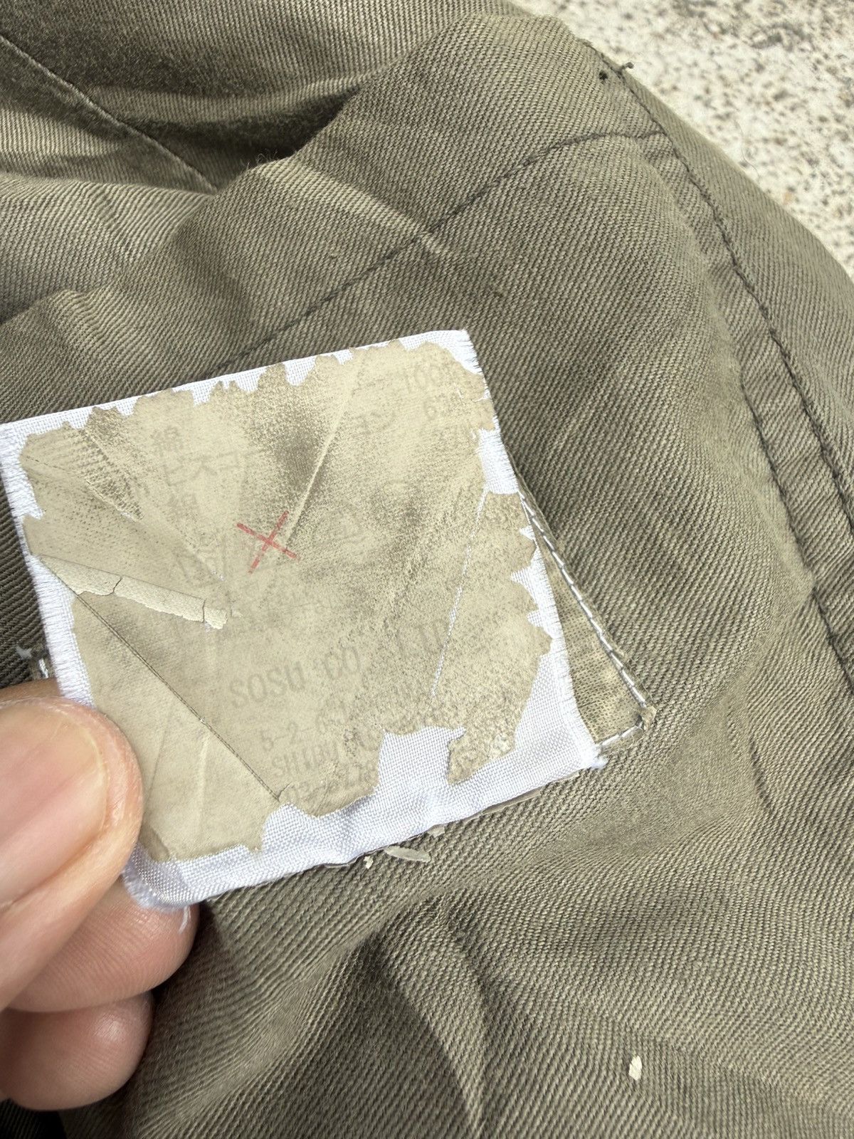 Maison MIHARA YASUHIRO 🔥 MiharaYasuhiro AW05 Distressed Dutch Military Field Jacket Size US S / EU 44-46 / 1 - 17 Thumbnail