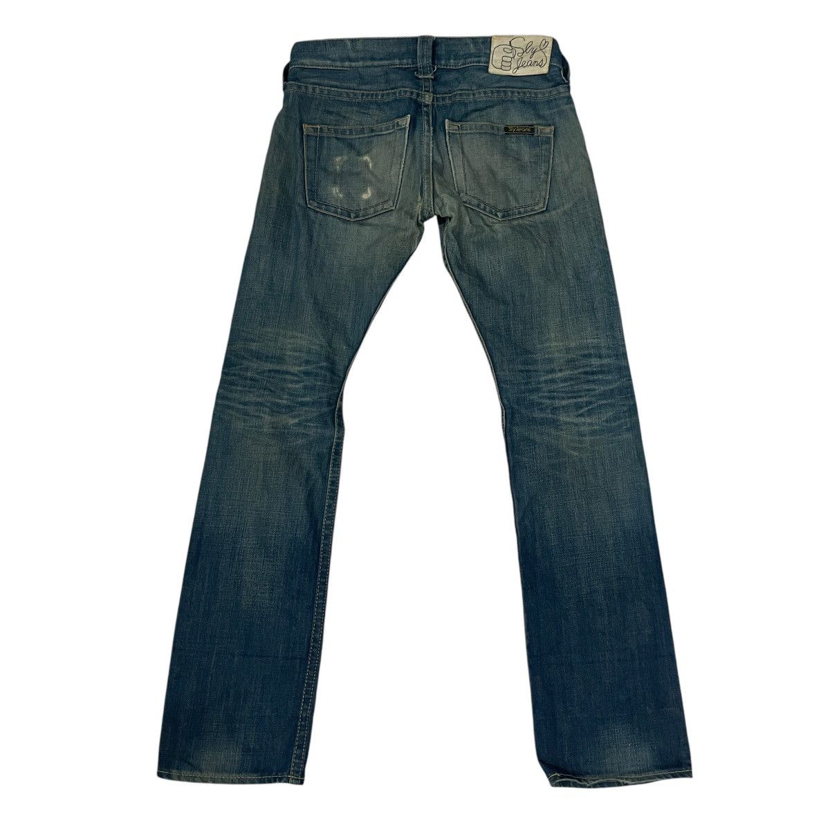 Japanese Brand Vintage Sly Distressed Denim Jeans Size 30" / US 8 / IT 44 - 8 Thumbnail