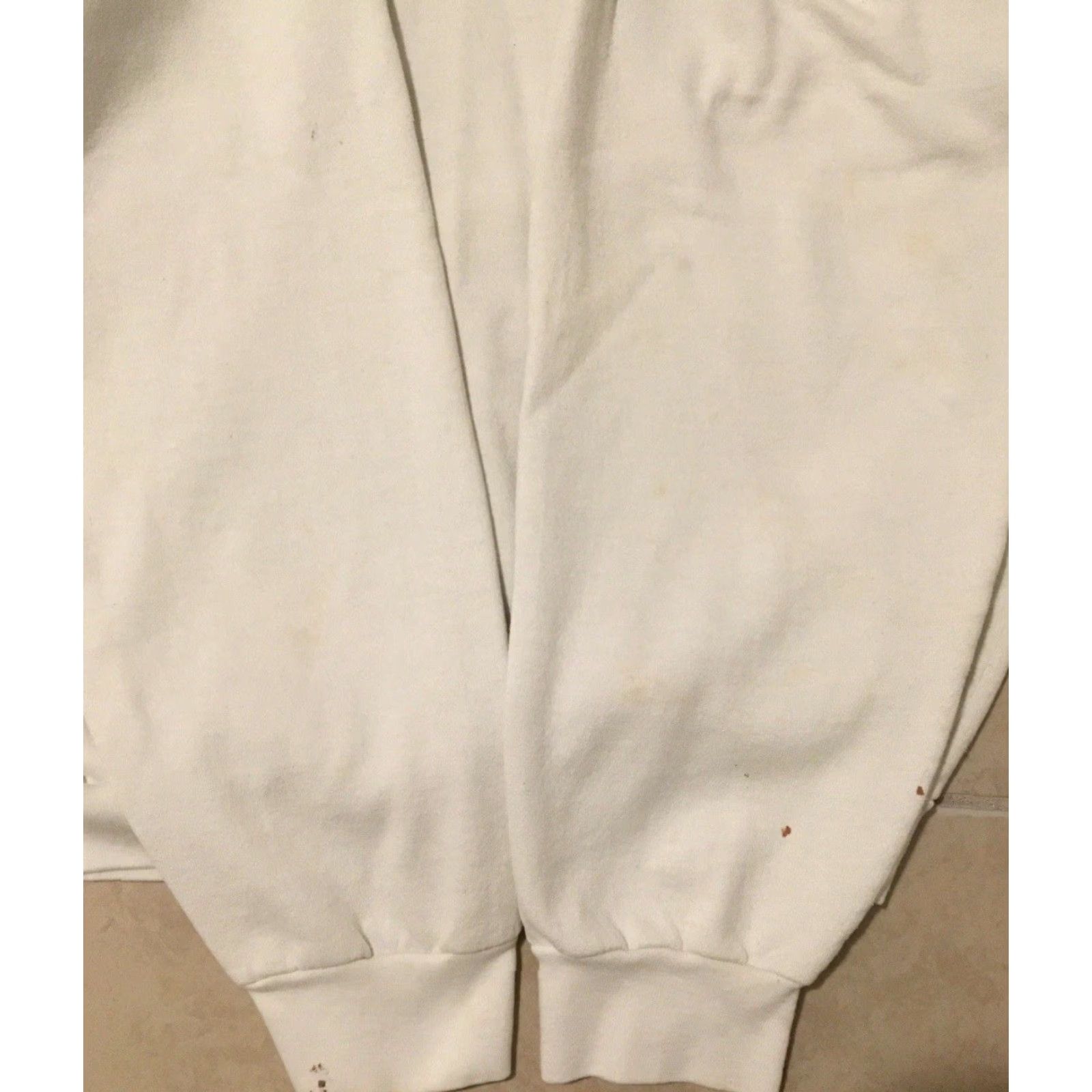Vintage VINTAGE 90s I Survived Dumont Thanksgiving Faded Hoodie S Mens White Motocross Racing Grunge MX USA USA Size US S / EU 44-46 / 1 - 5 Thumbnail