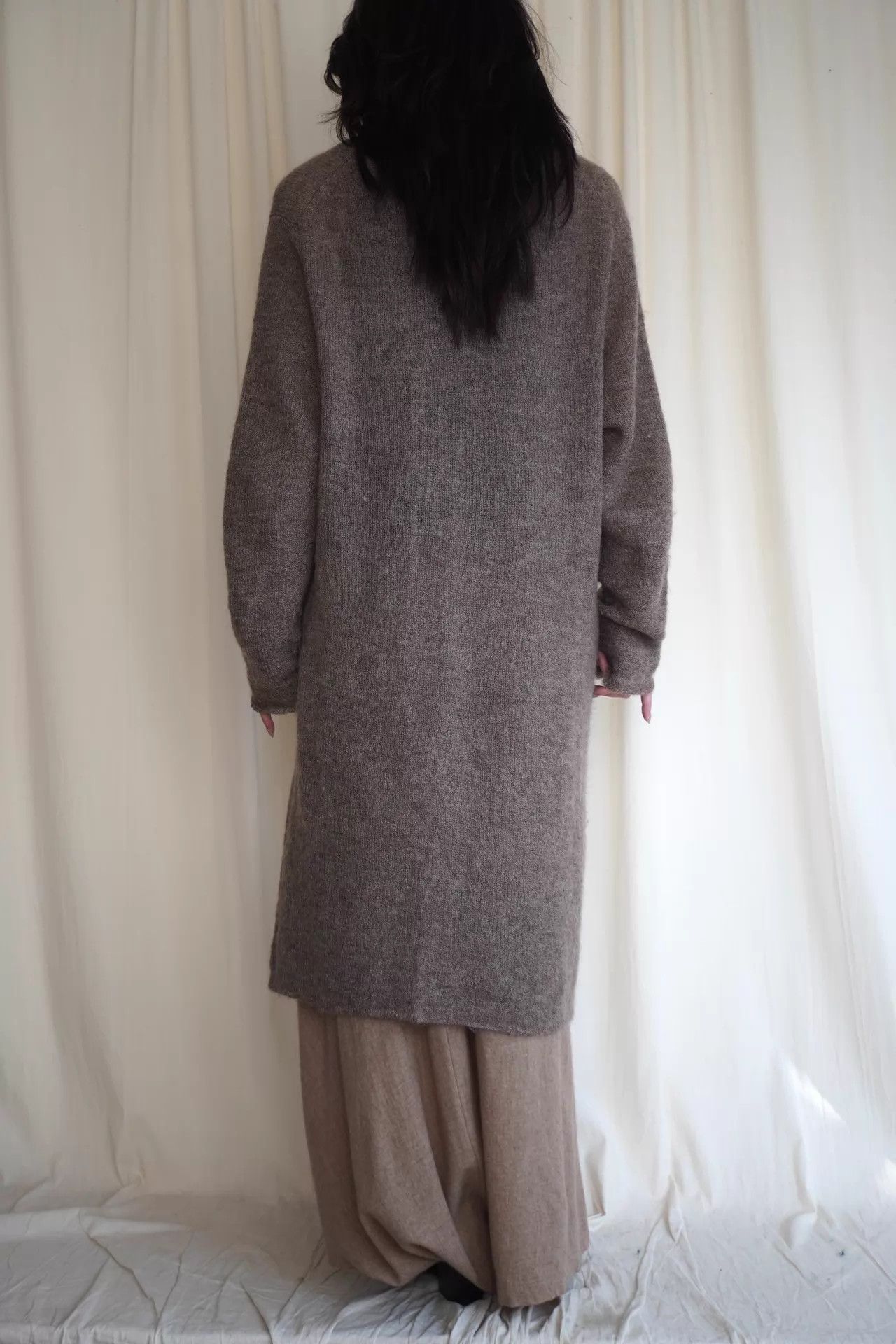 Yohji Yamamoto Yohji Yamamoto 1999AW Deep V Mohair Dress Size 3 9/10 Size L / US 10 / IT 46 - 3 Thumbnail