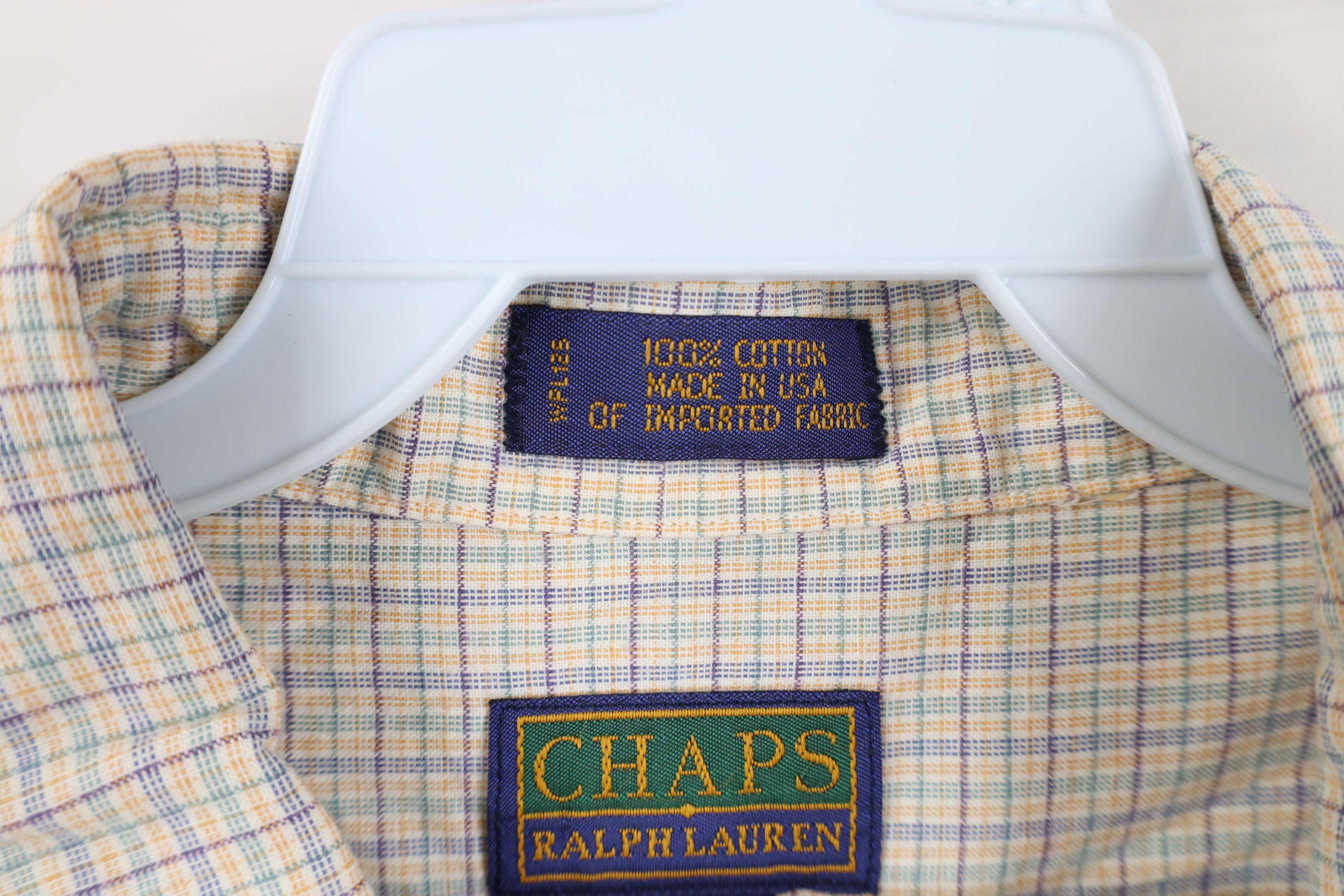 Ralph Lauren Vintage 90s Chaps Ralph Lauren Collared Button Down Shirt Size US L / EU 52-54 / 3 - 6 Thumbnail