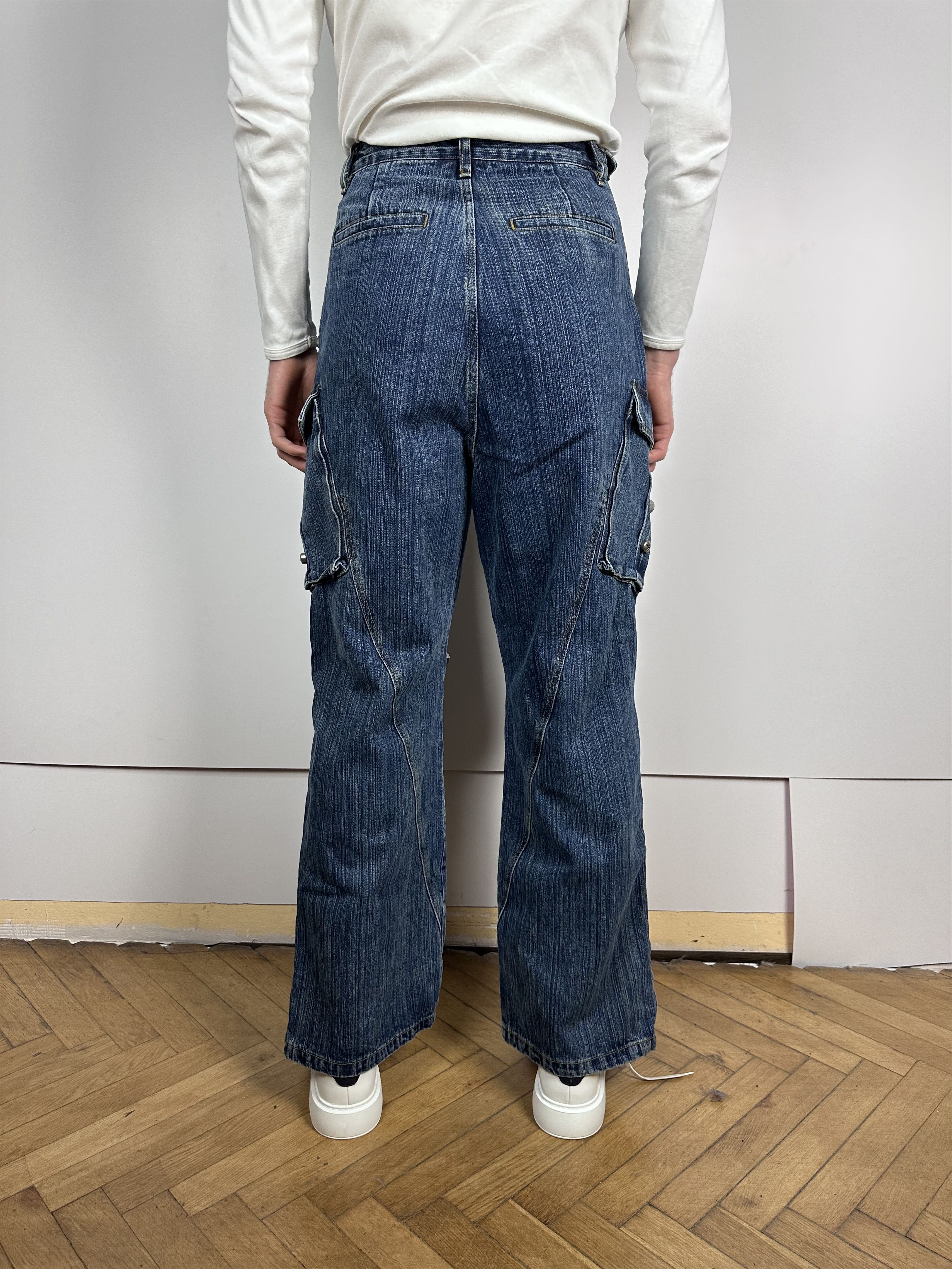Vintage Masonprince Multi-pocket Avangard Y2K Cargo Denim Japan S Size US 32 / EU 48 - 8 Thumbnail