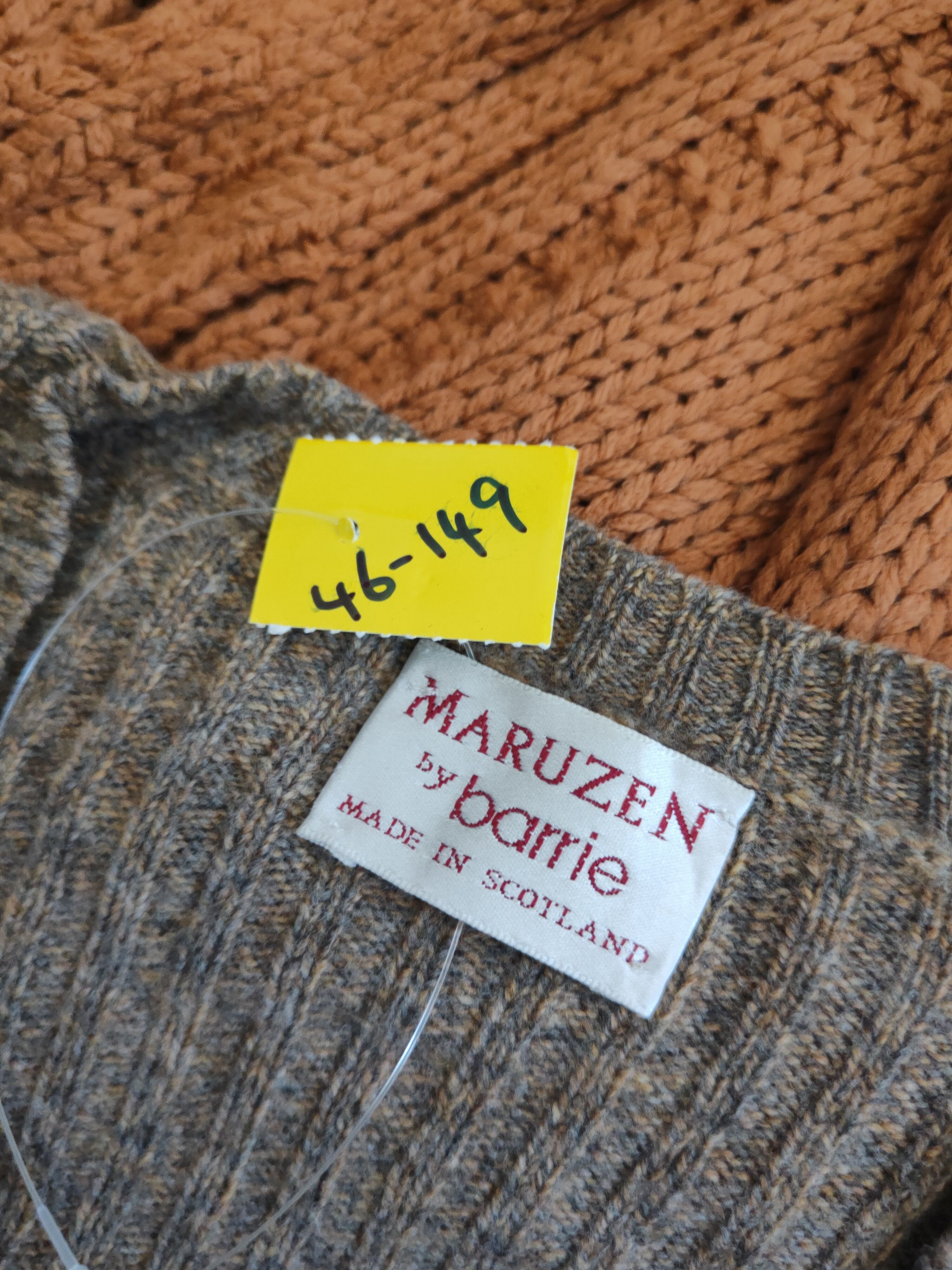 Barrie DL Maruzen by Barrie Brown Knitwear Sweatshirts #46-149 Size US M / EU 48-50 / 2 - 15 Thumbnail