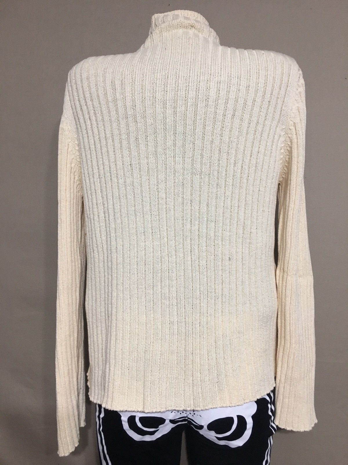 Brunello Cucinelli Brunello Cucinelli Beige Cotton Zip Cardigan US XL, EU L Size XL / US 12-14 / IT 48-50 - 6 Thumbnail
