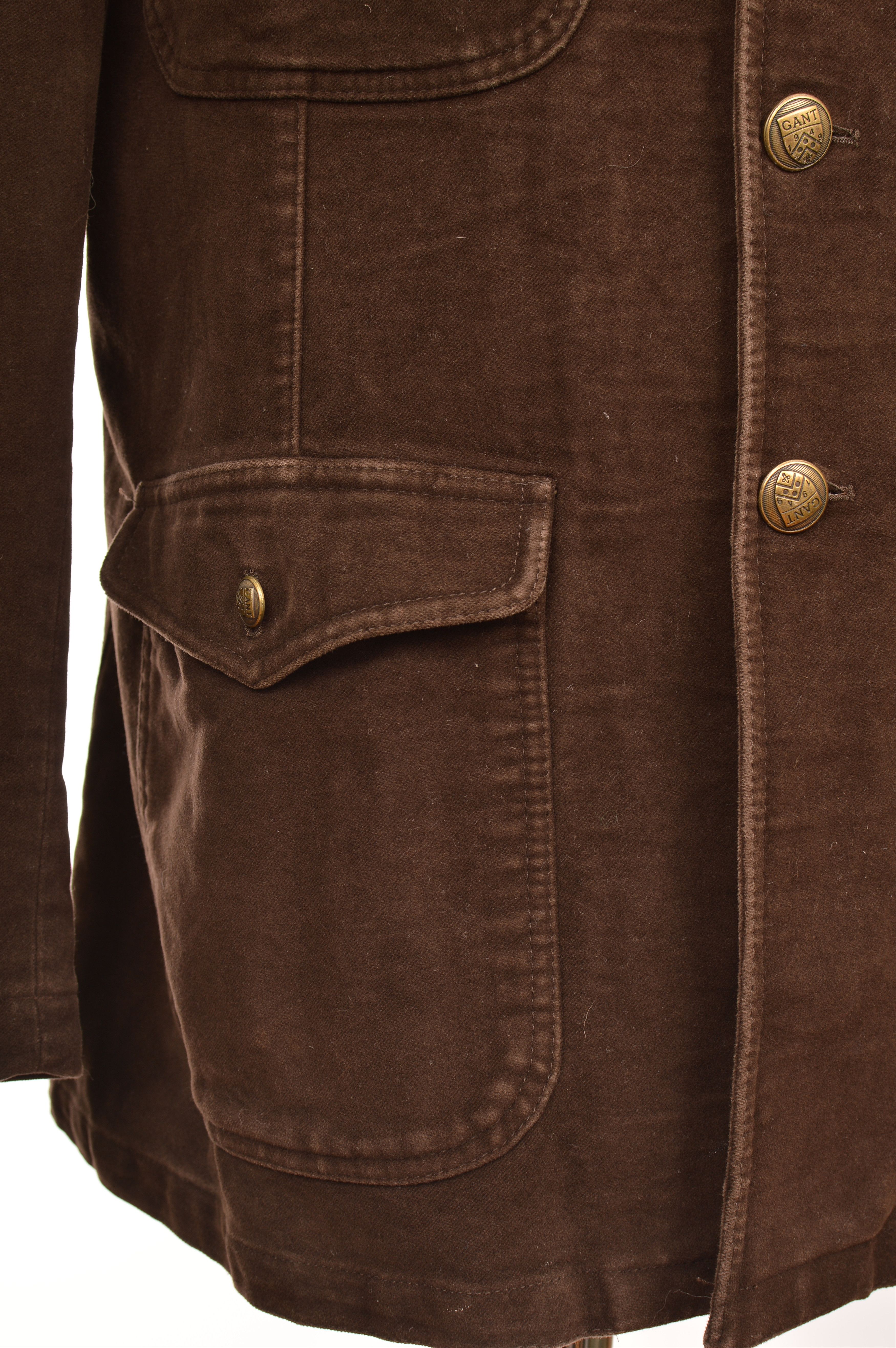 Gant DDP Gant Safari Brown Cotton Jacket Size US L / EU 52-54 / 3 - 2 Thumbnail