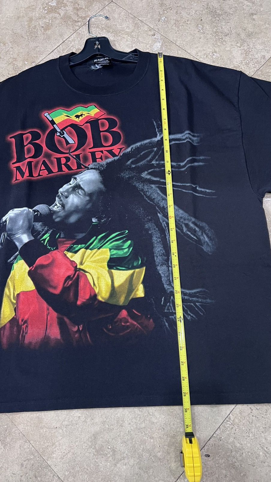 Band Tees × Bob Marley × Vintage Bob Marley Big Print / Zion Tag / Size 2XL Size US XXL / EU 58 / 5 - 6 Thumbnail