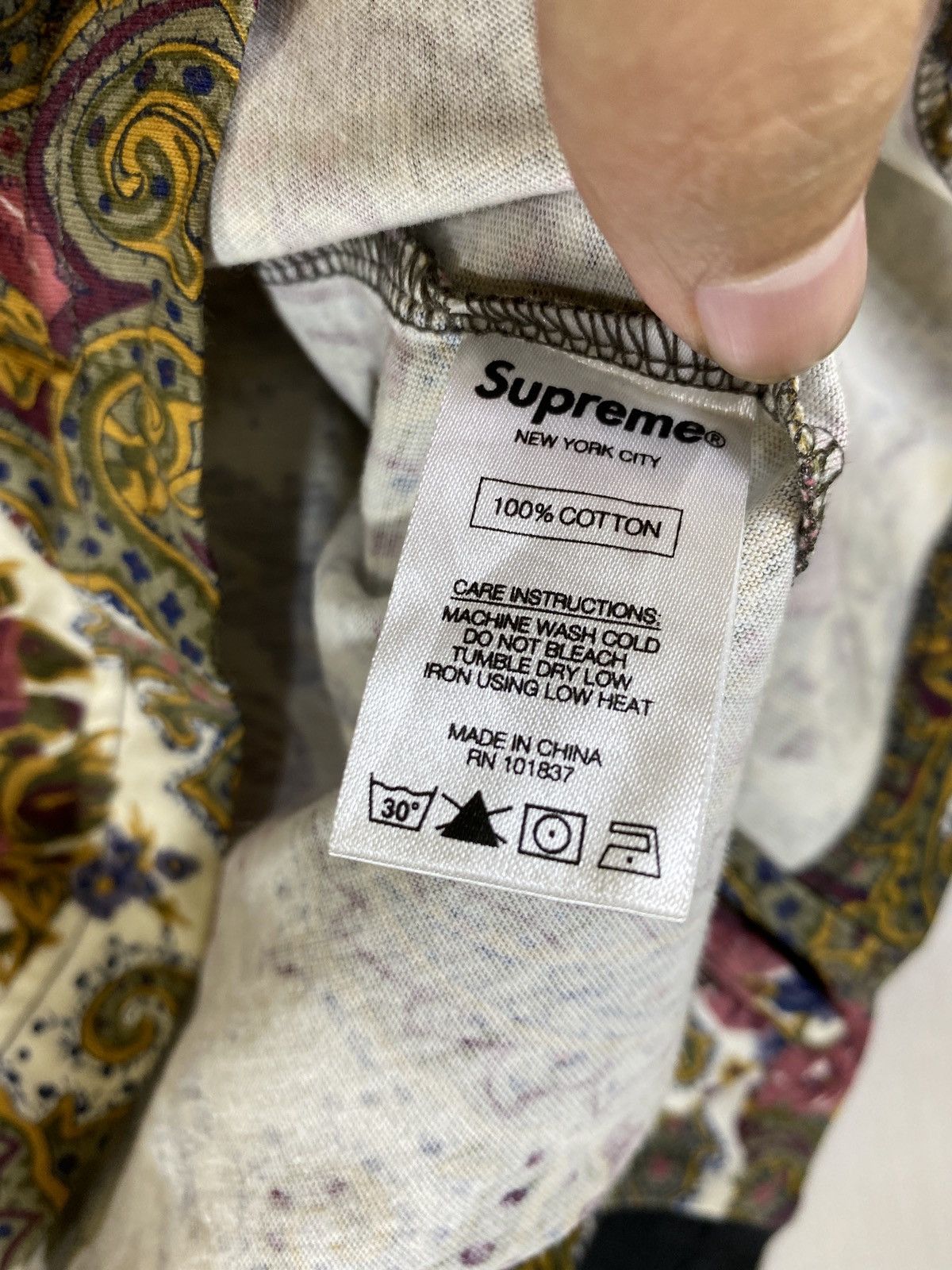 Supreme bandana quarter zip Size US M / EU 48-50 / 2 - 4 Thumbnail