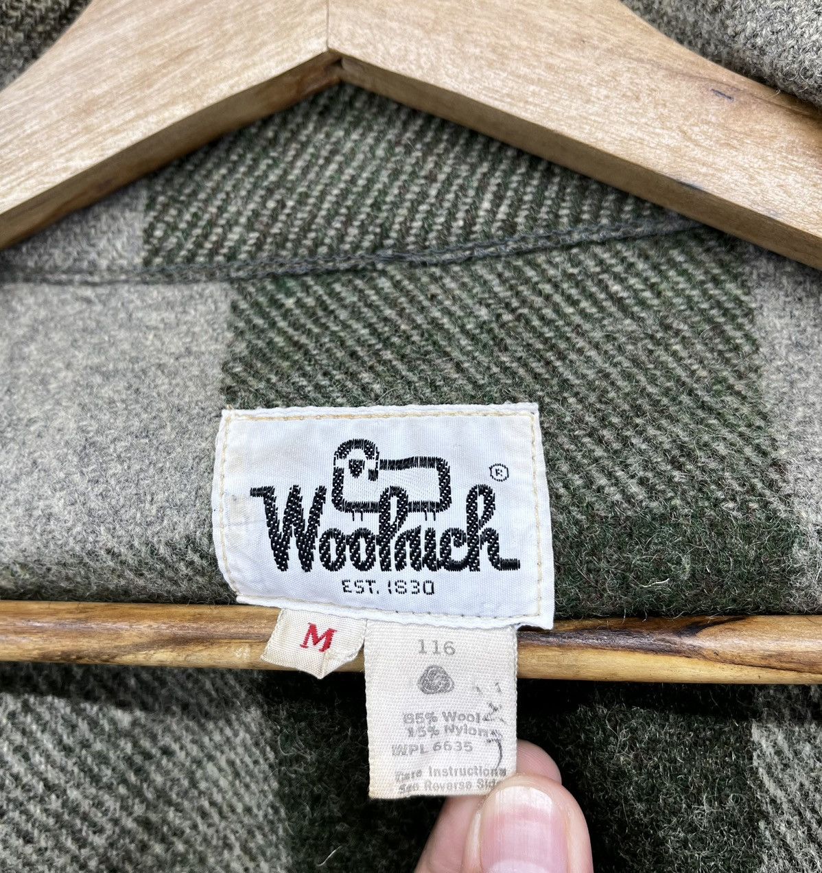 Woolrich Woolen Mills Vintage 80s Woolrich Shadow Plaid Jacket Size US M / EU 48-50 / 2 - 6 Thumbnail