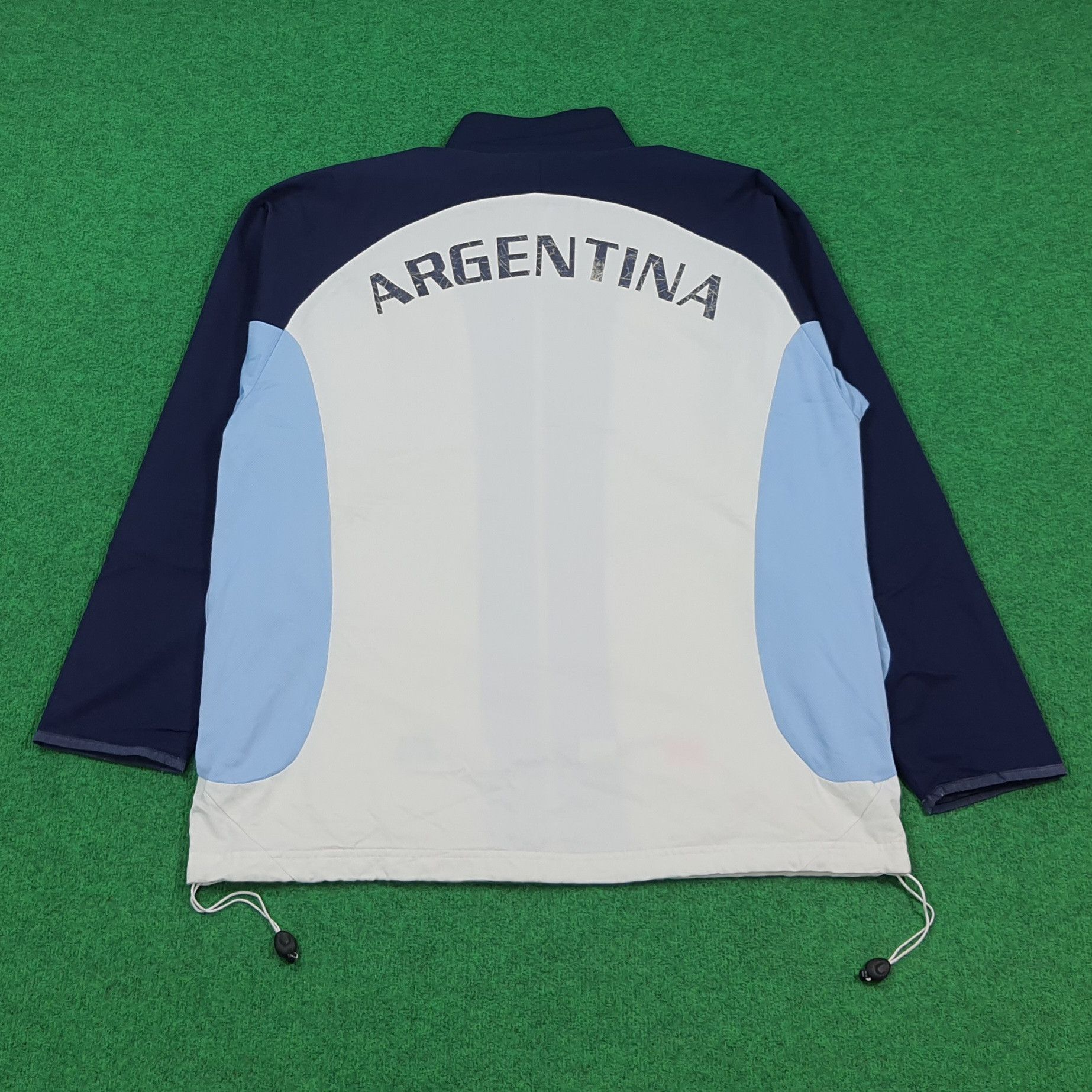 Adidas Vintage 2002 Argentina AFA Adidas Training Jacket C306N3 Size US XL / EU 56 / 4 - 4 Thumbnail