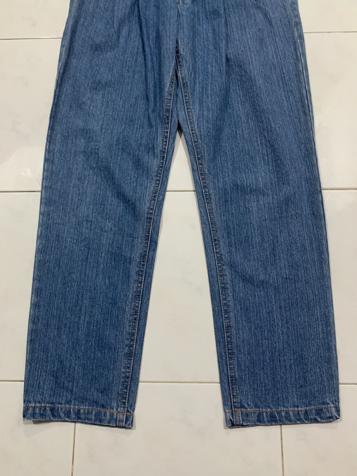 Japanese Brand Bluemoonblue 32 Vintage Printed Jeans Size US 28 / EU 44 - 4 Thumbnail