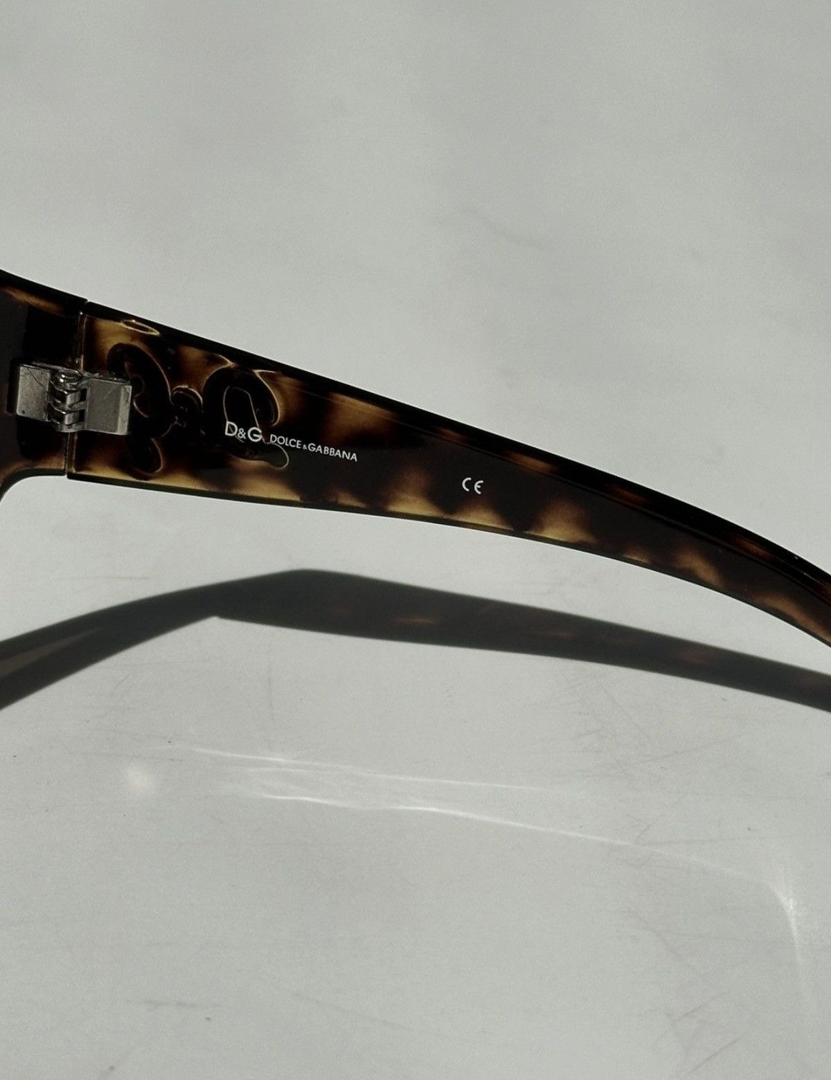 Dolce & Gabbana DOLCE & GABBANA Crystal Logo Brown Mask Sunglasses Vintage Size ONE SIZE - 10 Thumbnail