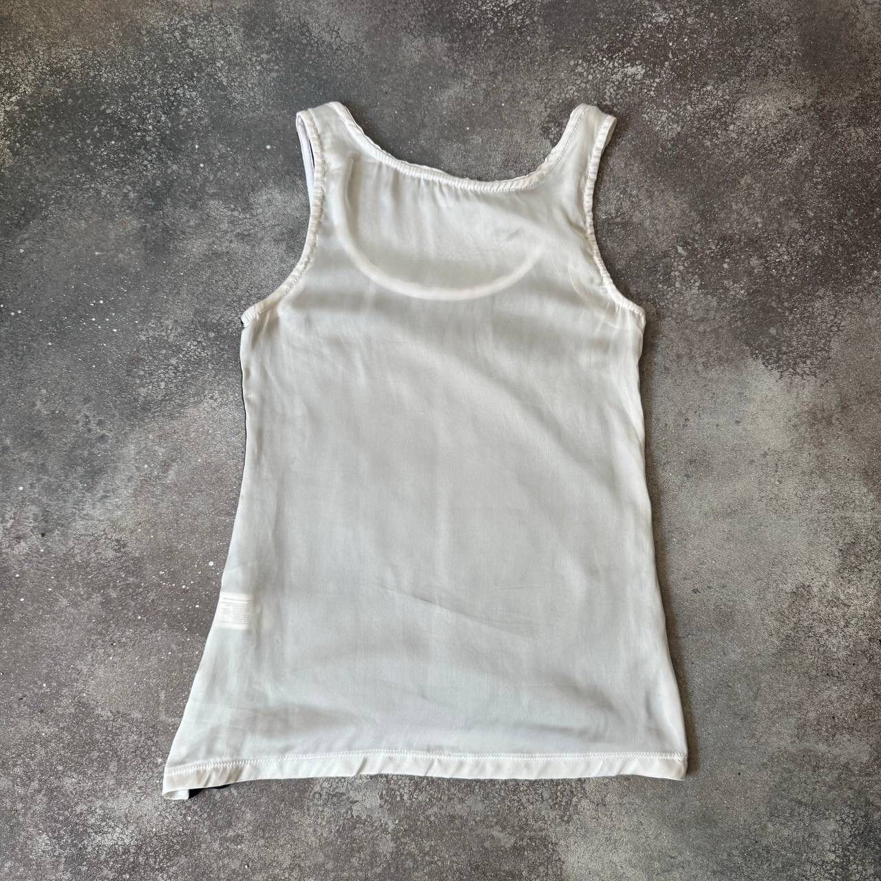 20471120 × Desigual × Japanese Brand Desigual Vintage Sexy Gothic Tank Top Size M / US 6-8 / IT 42-44 - 6 Thumbnail