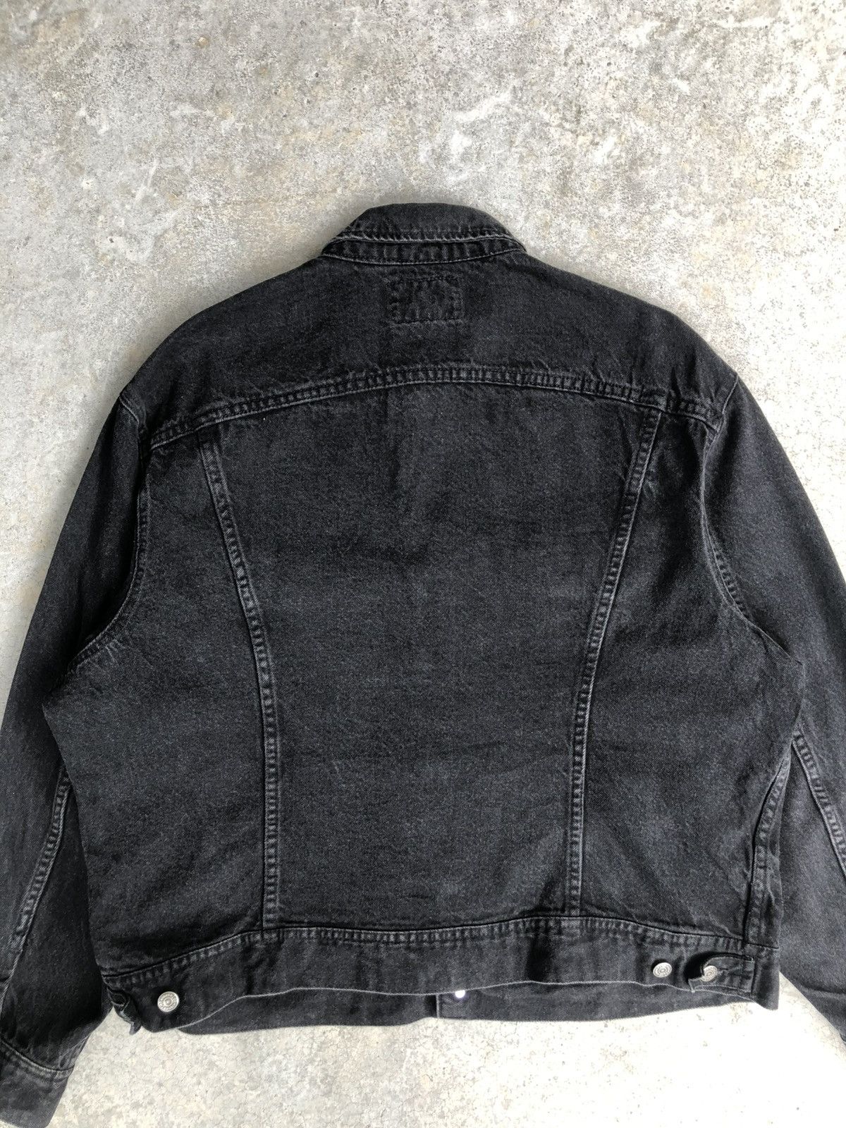 If Six Was Nine Vintage 90s Lee Denim Jacket Distressed Jeans Baggy Size US XL / EU 56 / 4 - 12 Thumbnail