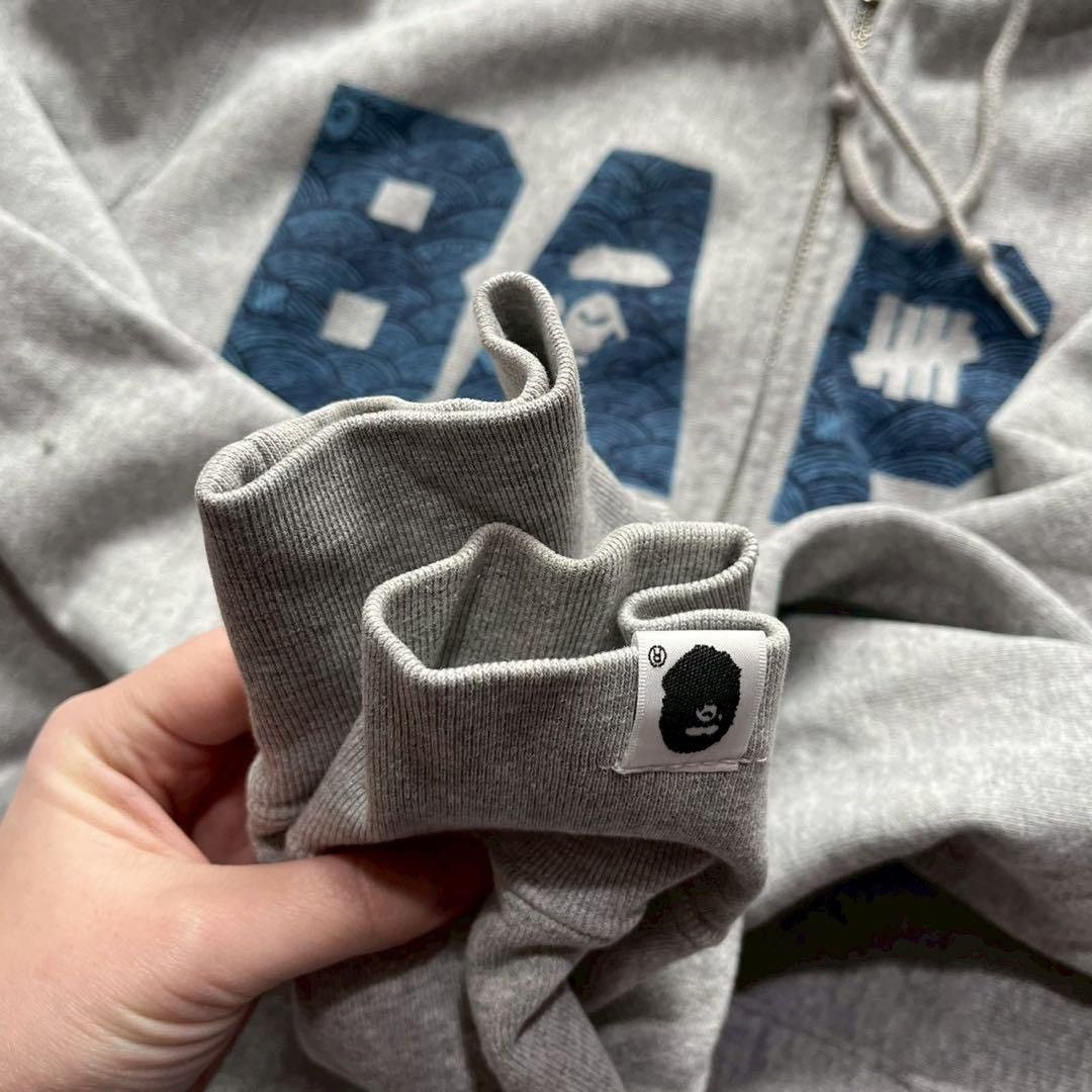 Bape × Undefeated 2012 A/W A Bathing Ape x Undefeated zip up hoodie Size US L / EU 52-54 / 3 - 6 Thumbnail