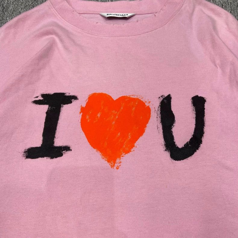 Balenciaga Balenciaga Pink Valentine's Day Limited Love Long Sleeve S Size XS / US 0-2 / IT 36-38 - 6 Thumbnail