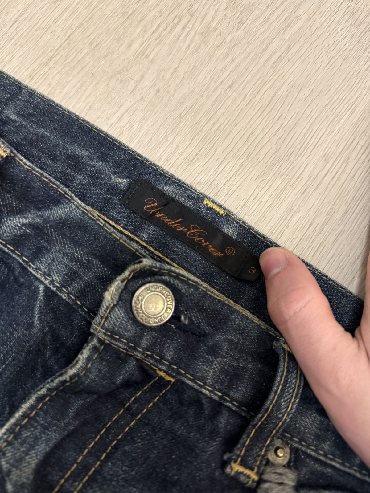 Undercover Undercover AW06 “Bug” Denim Size US 31 - 3 Thumbnail