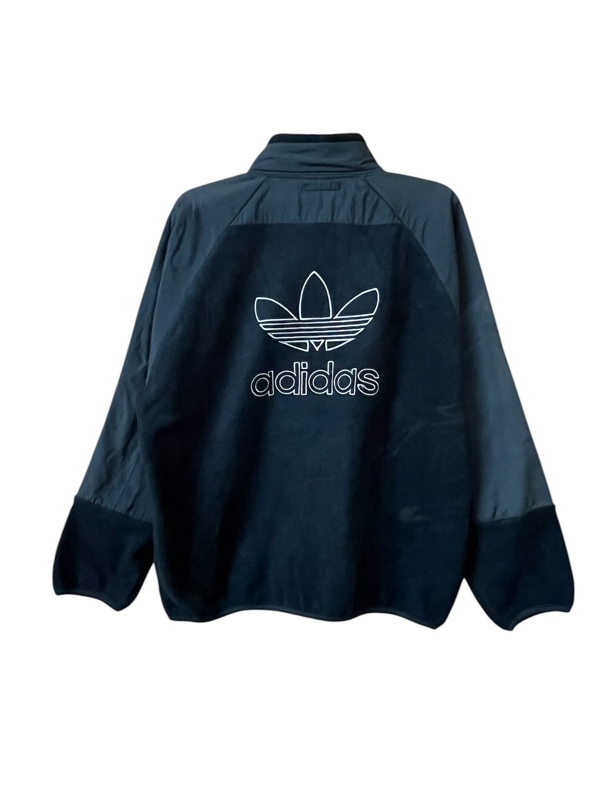 Adidas Vintage adidas fleece big logo Size US L / EU 52-54 / 3 - 1 Thumbnail