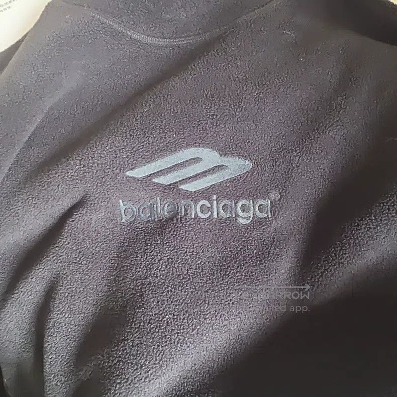 Balenciaga Balenciaga Black 3B Fleece Sweatshirt Size US L / EU 52-54 / 3 - 1 Thumbnail