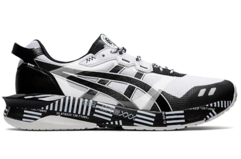 image of Asics Gel Lyte 30 'tokyo' Shoes in Black/White, Men's (Size 12)