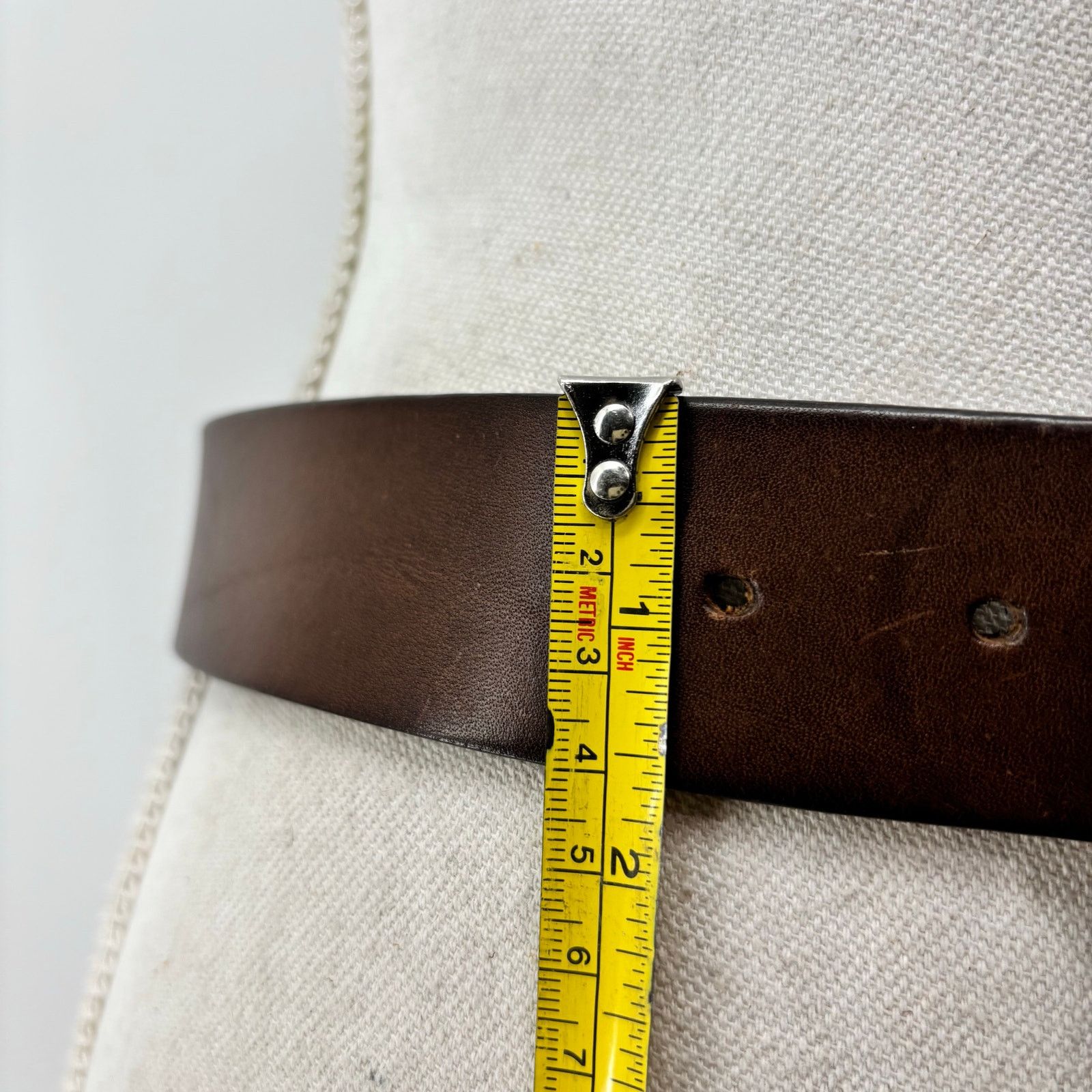 Other Jessi Lee Women's Size Small Belt Brown Leather Minimalist Size ONE SIZE - 2 Thumbnail