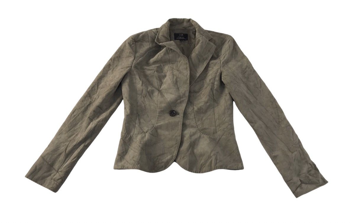 Designer 90s Vingt-trois Arrondisments Coat Full Button Velvet Design Size S / US 4 / IT 40 - 1 Thumbnail