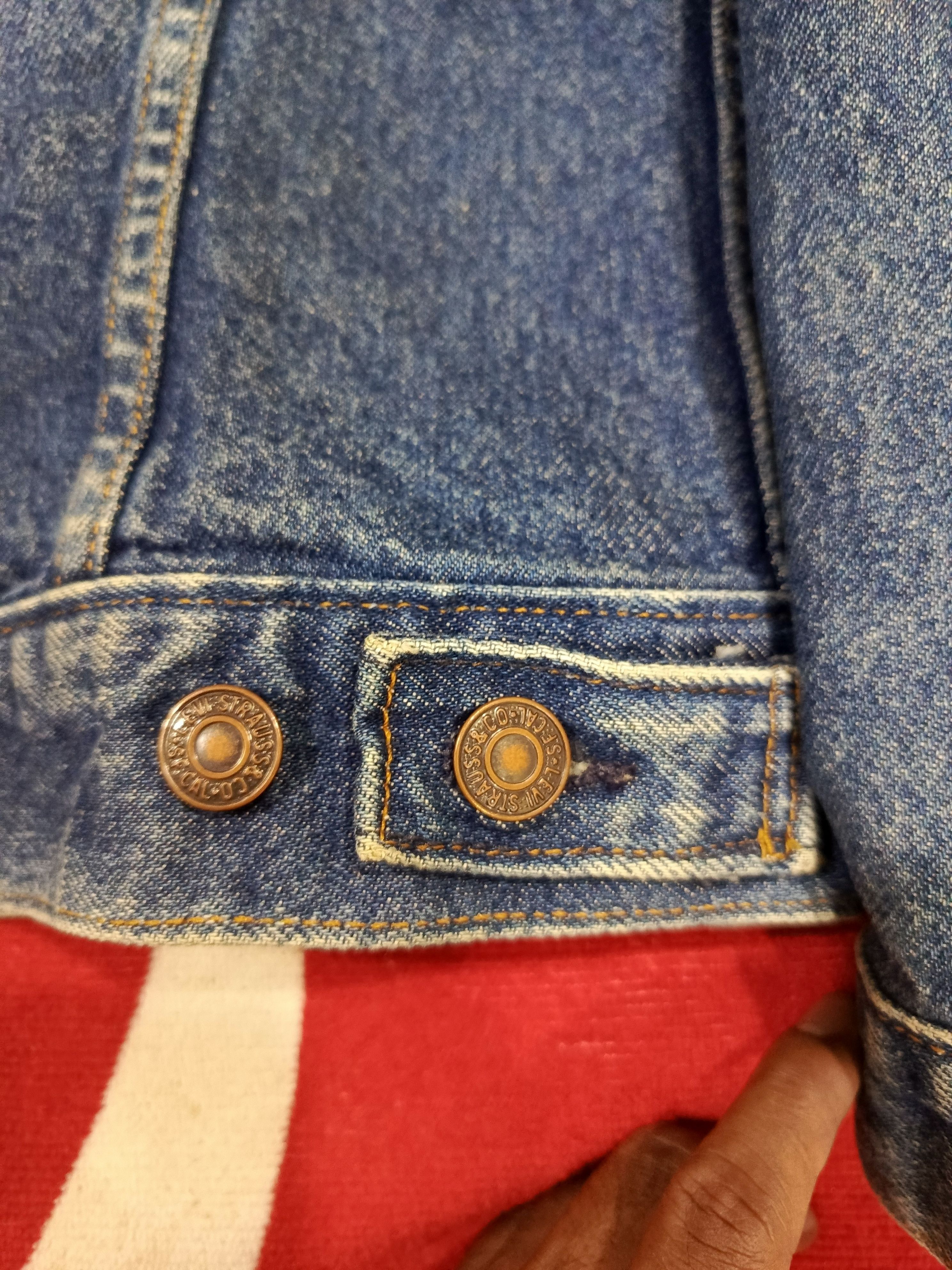 Levi's Vintage 90s Levi's Blanket Lined ORIGINAL Trucker Jacket Size US M / EU 48-50 / 2 - 6 Thumbnail