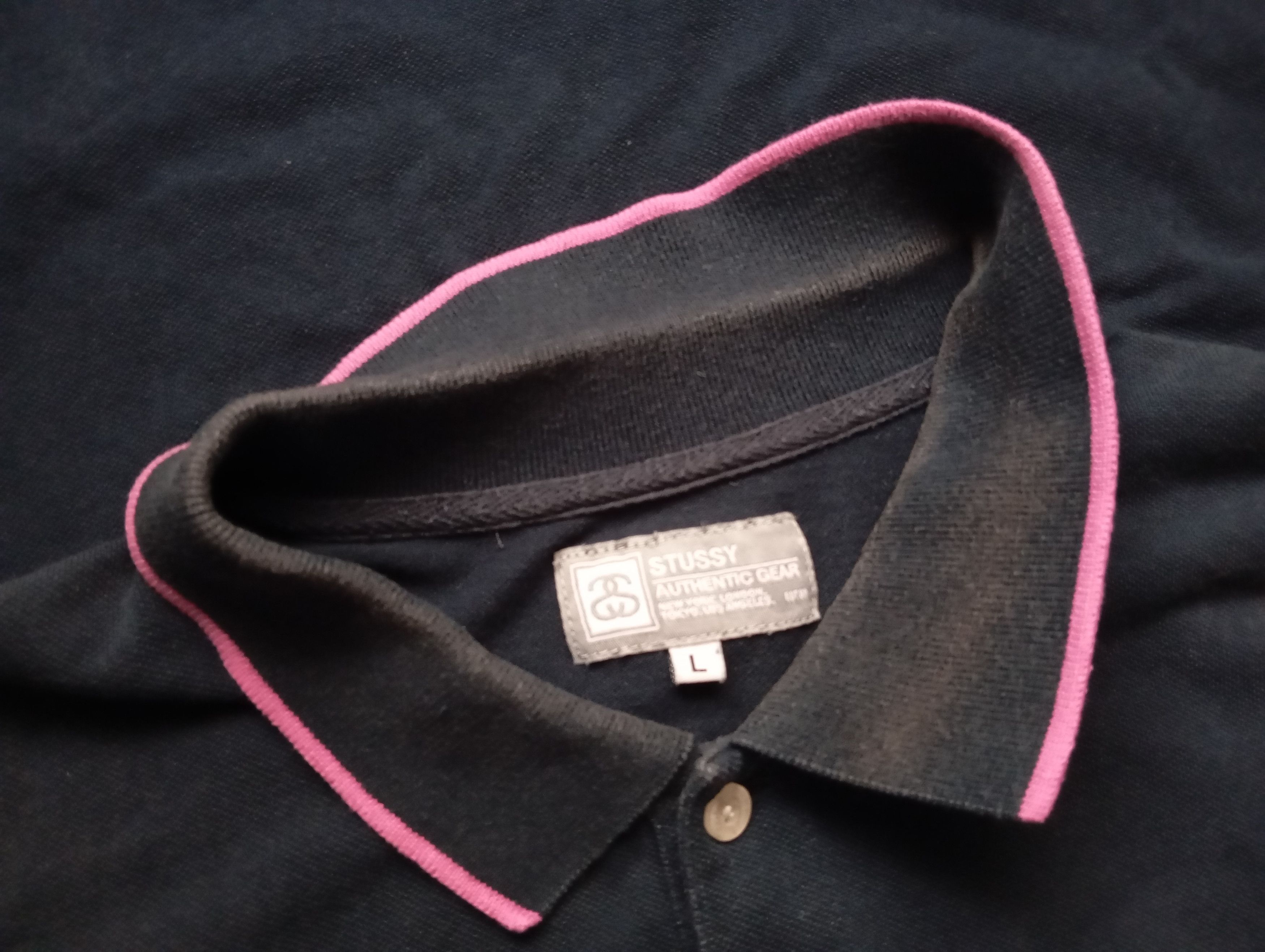 Stussy VTG Y2K 2000s Stussy 🎱🎲 Polo shirt embroidered 🪡 🧵 Size US M / EU 48-50 / 2 - 8 Thumbnail