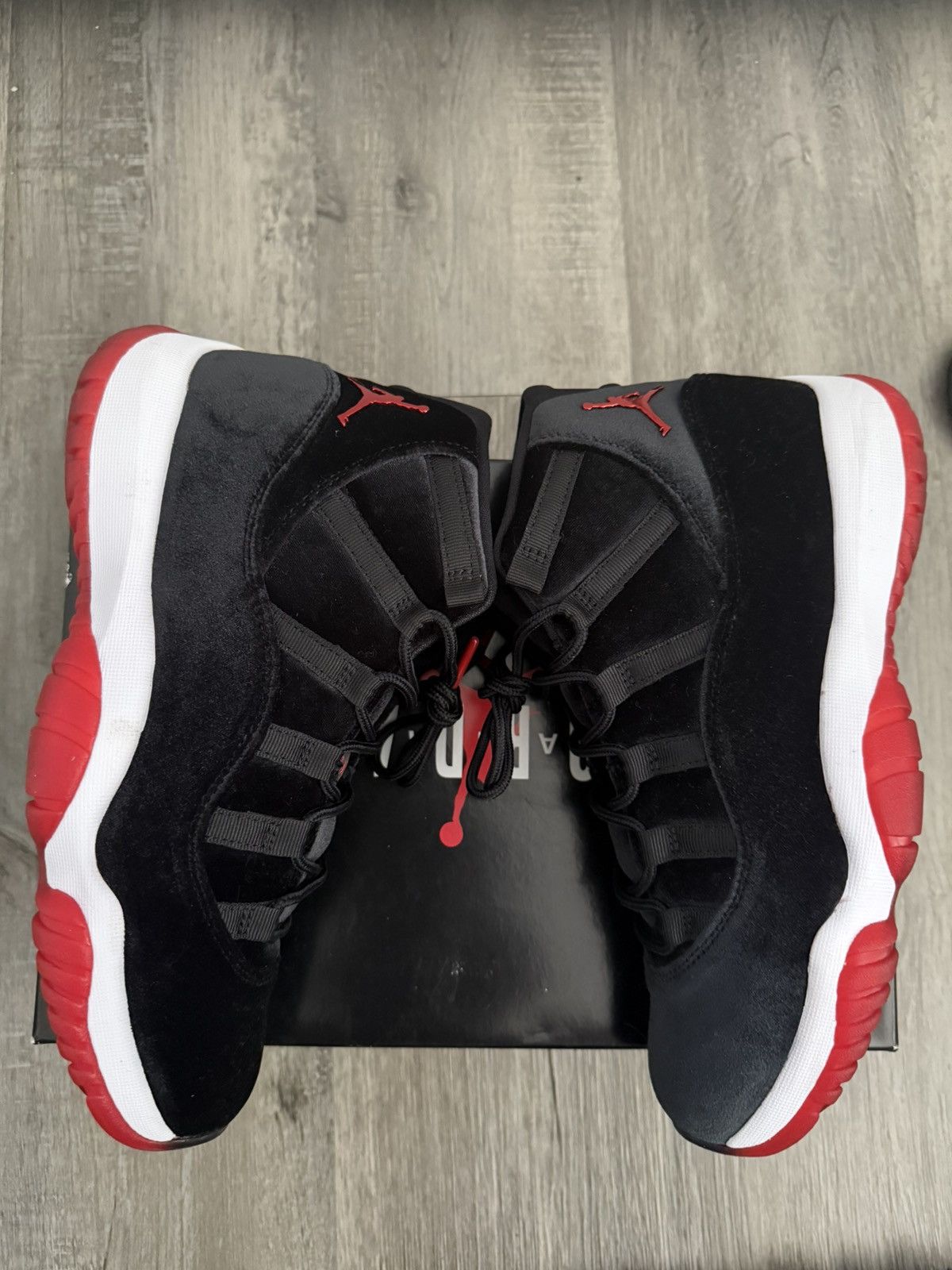 Jordan Brand JORDAN 11/ XI BRED VELVET Size US 10 / IT 40 - 4 Thumbnail