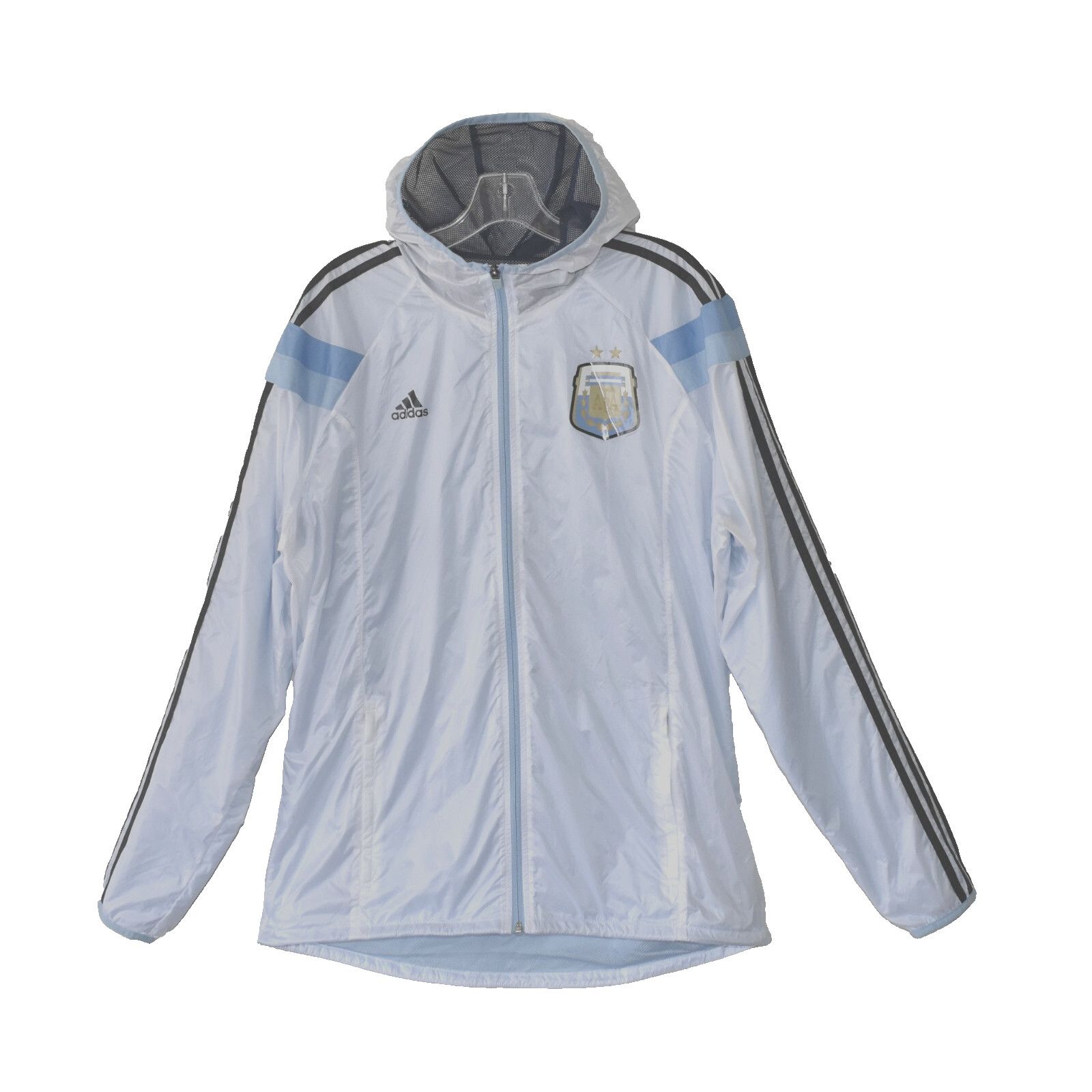 Adidas ADIDAS Argentina AFA World Cup 2014 Messi Era White Jacket L Size US L / EU 52-54 / 3 - 2 Thumbnail