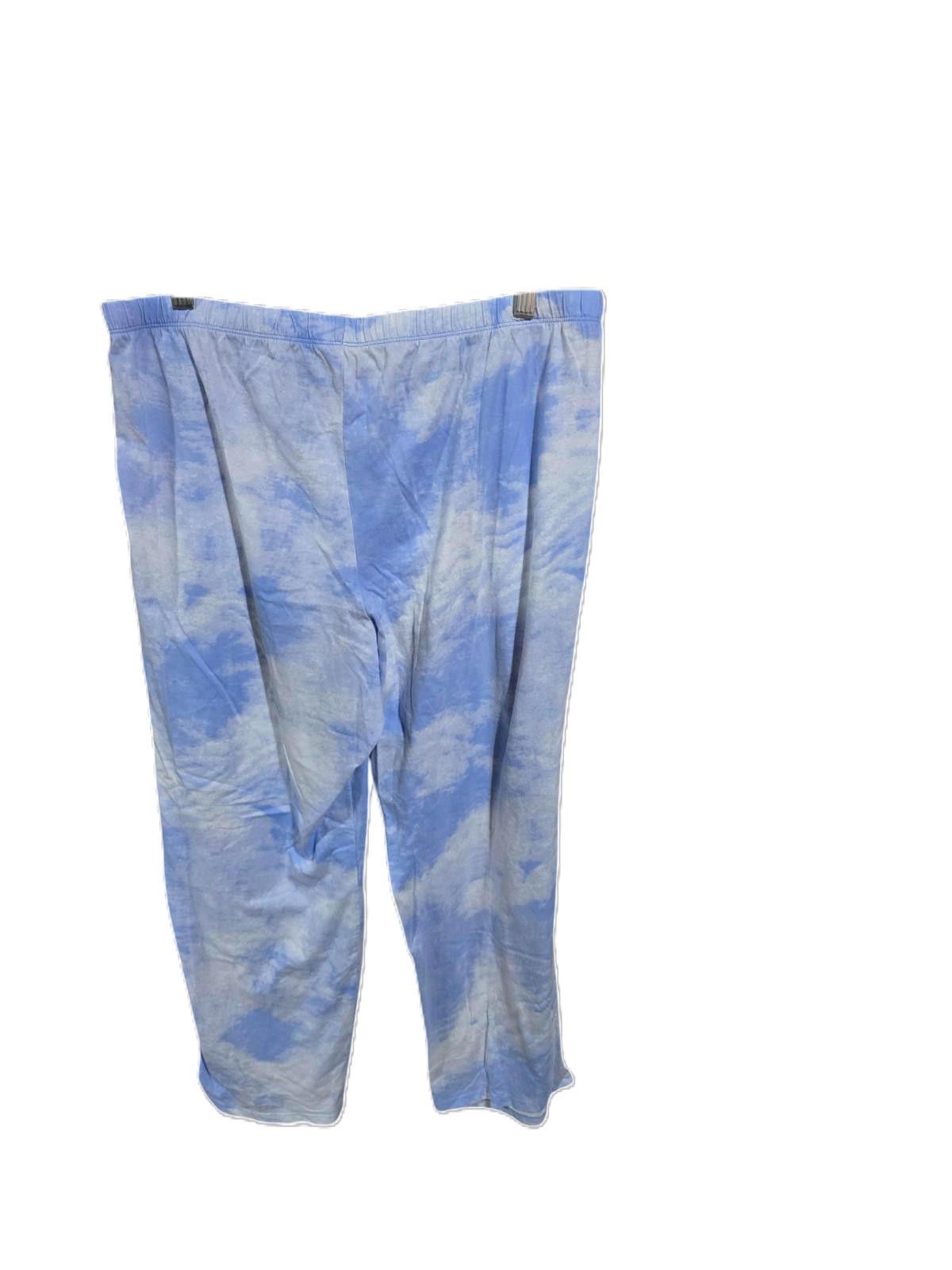 Other Bobeau Blue Tye Dye Loungewear Hooded V-Neck Pockets Size ONE SIZE - 6 Thumbnail