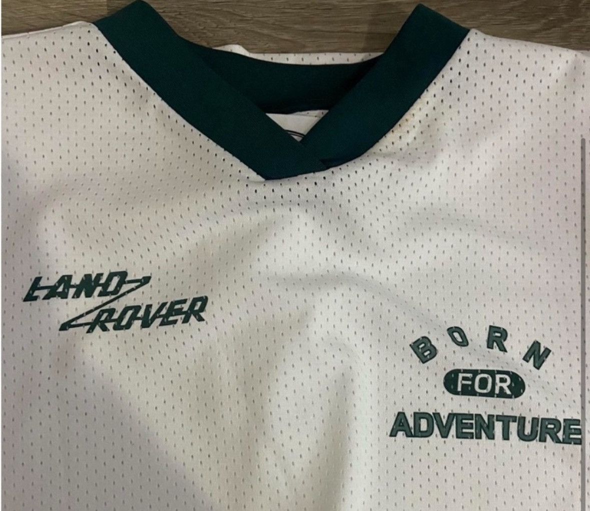 Vintage Land Rover green & white jersey Size M / US 6-8 / IT 42-44 - 2 Thumbnail