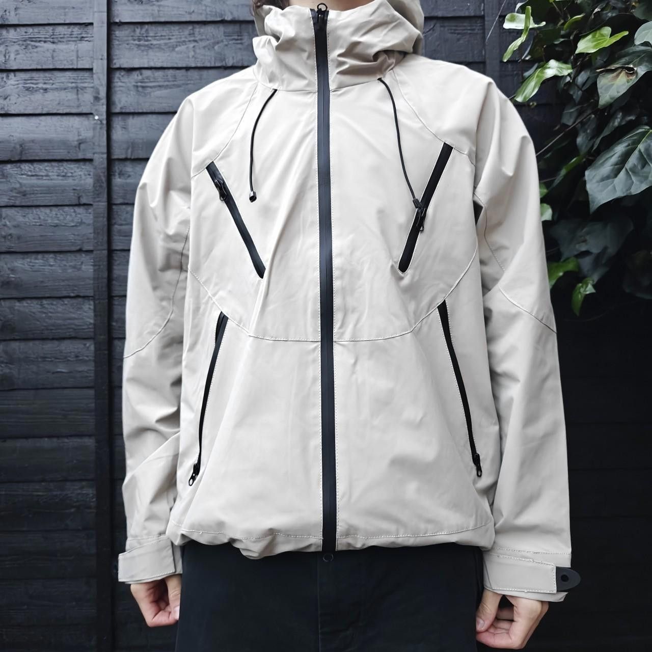 Other Cream Quad Zip Waterproof Shell Jacket Size US M / EU 48-50 / 2 - 1 Thumbnail