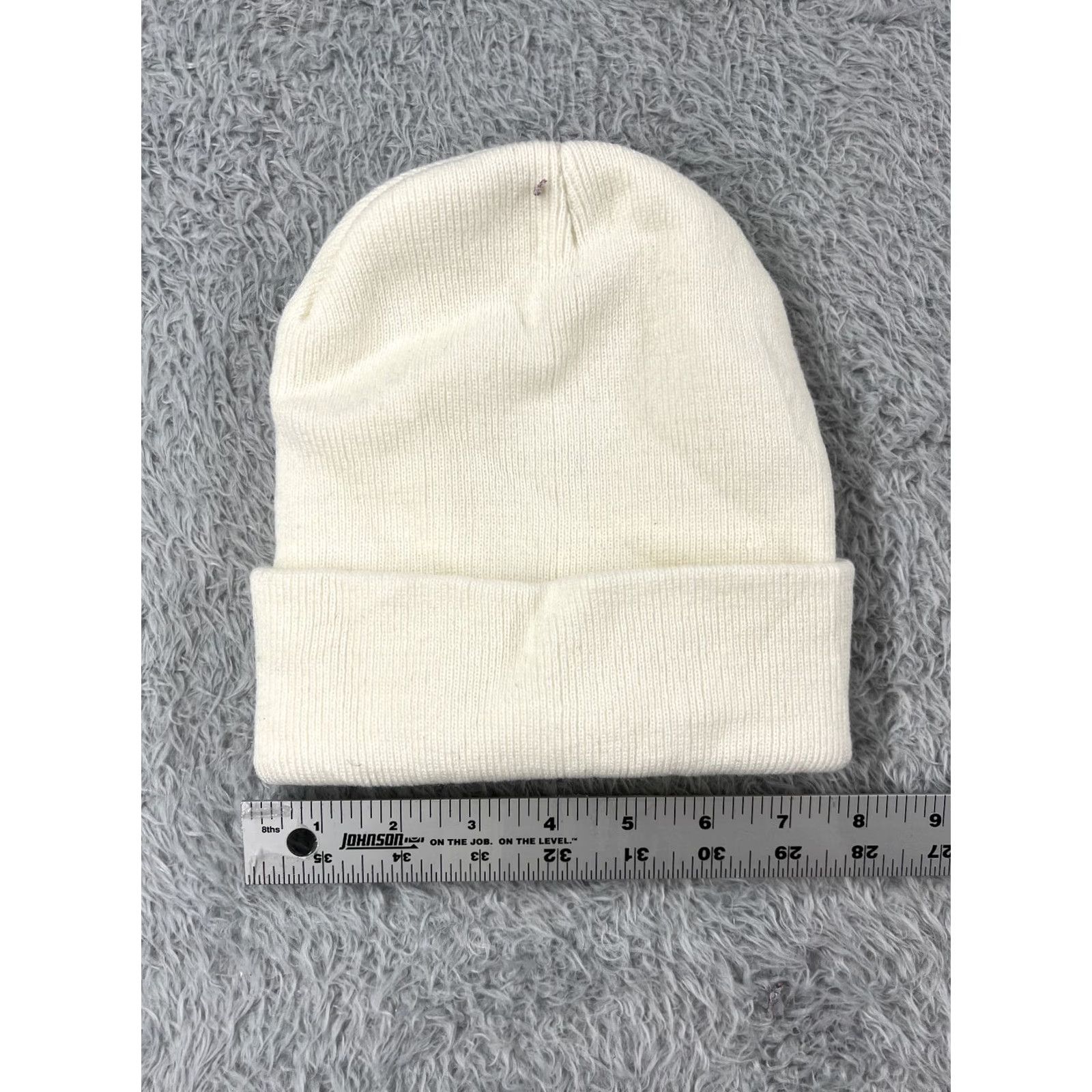 Vintage Roddy Ricch Beanie Adult White Acrylic Knit Hat One Size Unisex Size ONE SIZE - 4 Thumbnail