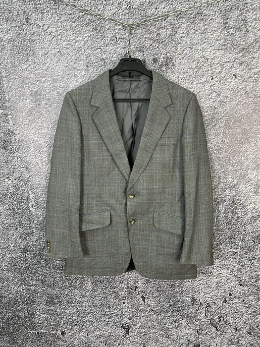 Vintage Mens Aquascutum London Suit Blazer And Pants England Size