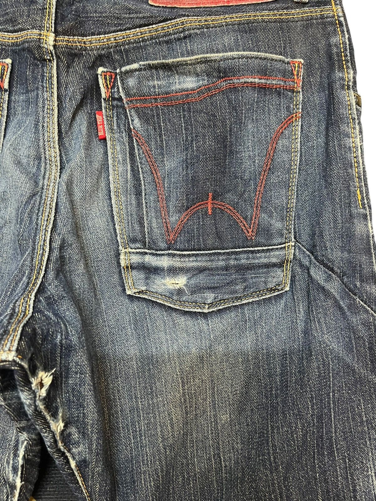 Edwin Vintage Edwin Blue Trip Twisted Leg Denim Size US 32 / EU 48 - 7 Thumbnail