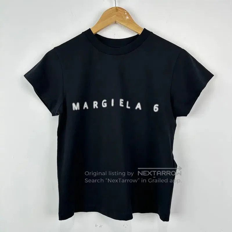 Maison Margiela Maison Margiela Black Cotton T-shirt for Women . Size XS / US 0-2 / IT 36-38 - 1 Thumbnail
