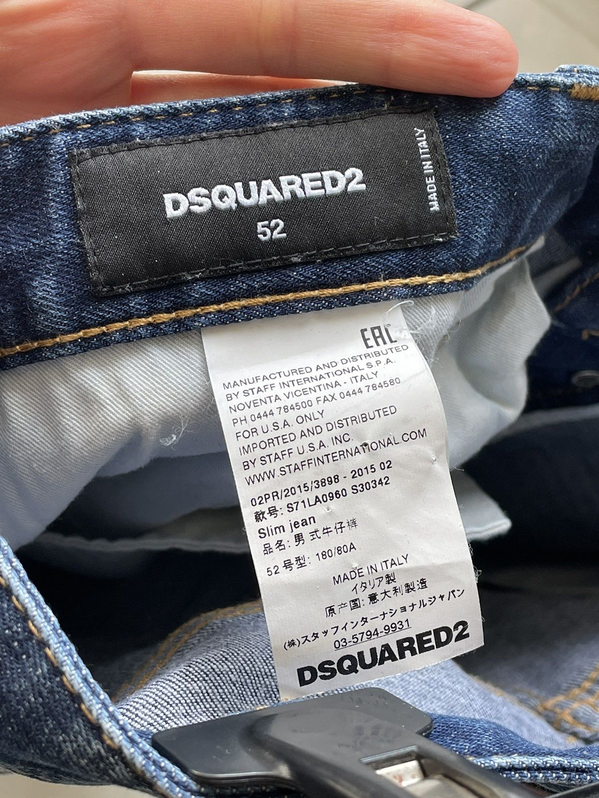 Dsquared2 Dsquared 2 men’s distressed denim jeans Size US 36 / EU 52 - 9 Thumbnail