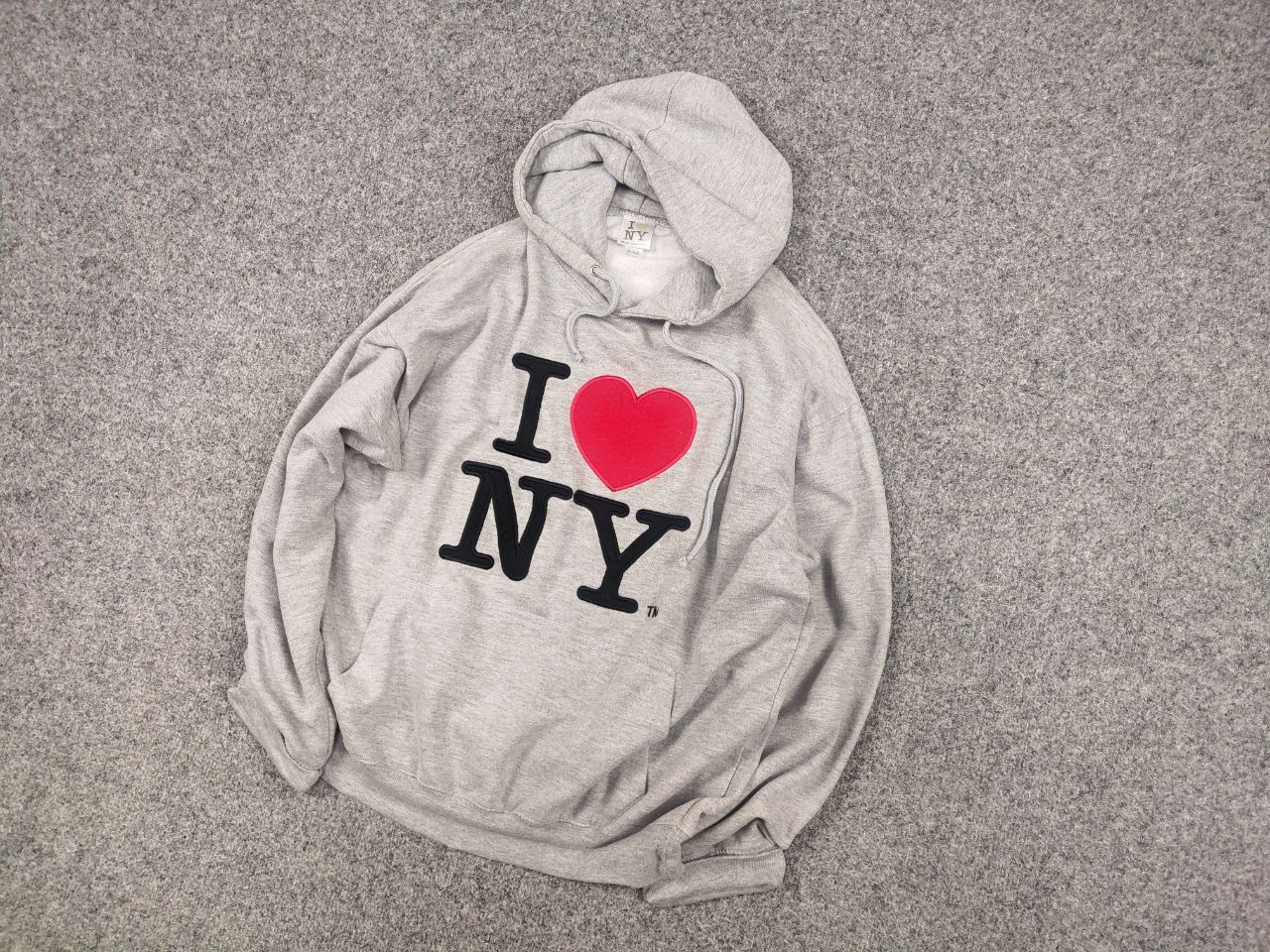 Other I Love New York Vintage Blank Logo Gray Hoodie Y2K Style Size US M / EU 48-50 / 2 - 3 Thumbnail
