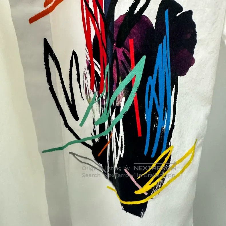 Dior Dior Flower graffiti shirt Size US XXS / EU 40 - 3 Thumbnail