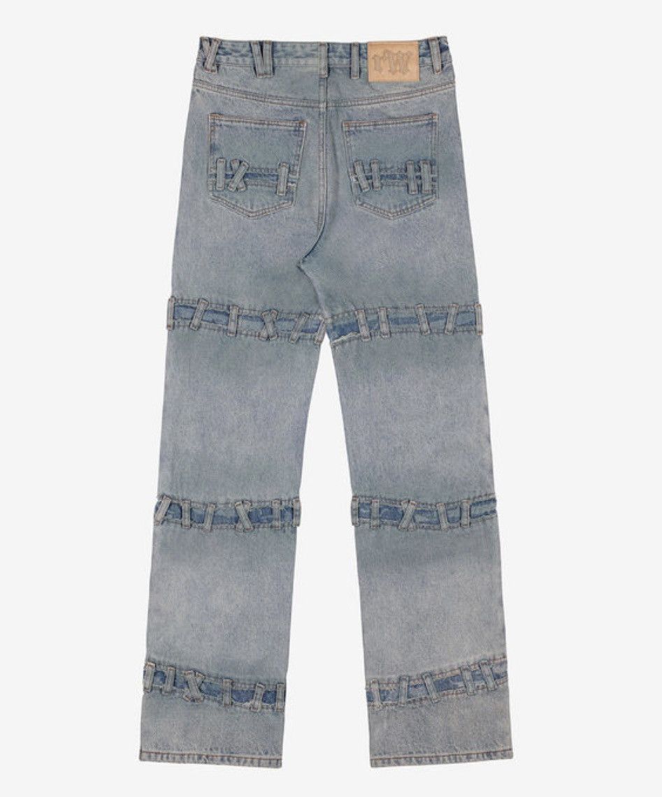 Racer Worldwide RacerWorldWide Flag Jeans Denim Size US 30 / EU 46 - 2 Thumbnail