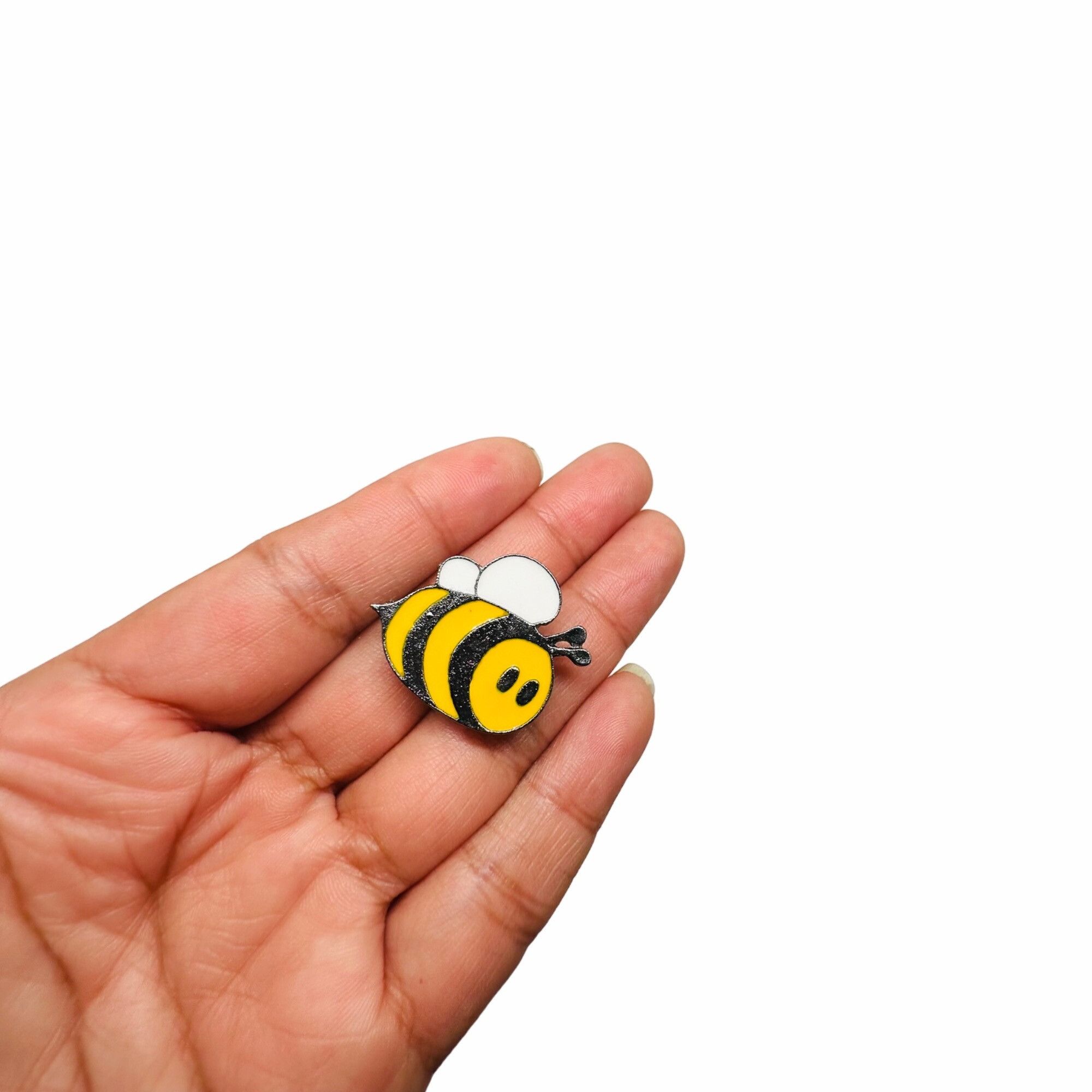Other ⭐Emanel Pin Bee Broch Pin Cute Fat Bee Queen Bee Shape Insec Size ONE SIZE - 2 Thumbnail