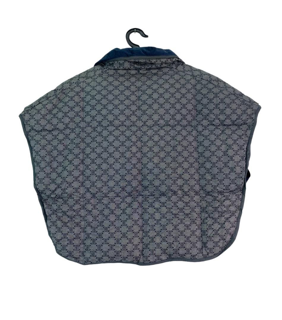 Celine Rare CELINE cape jacket all overprinted monogram logo Size ONE SIZE - 4 Thumbnail